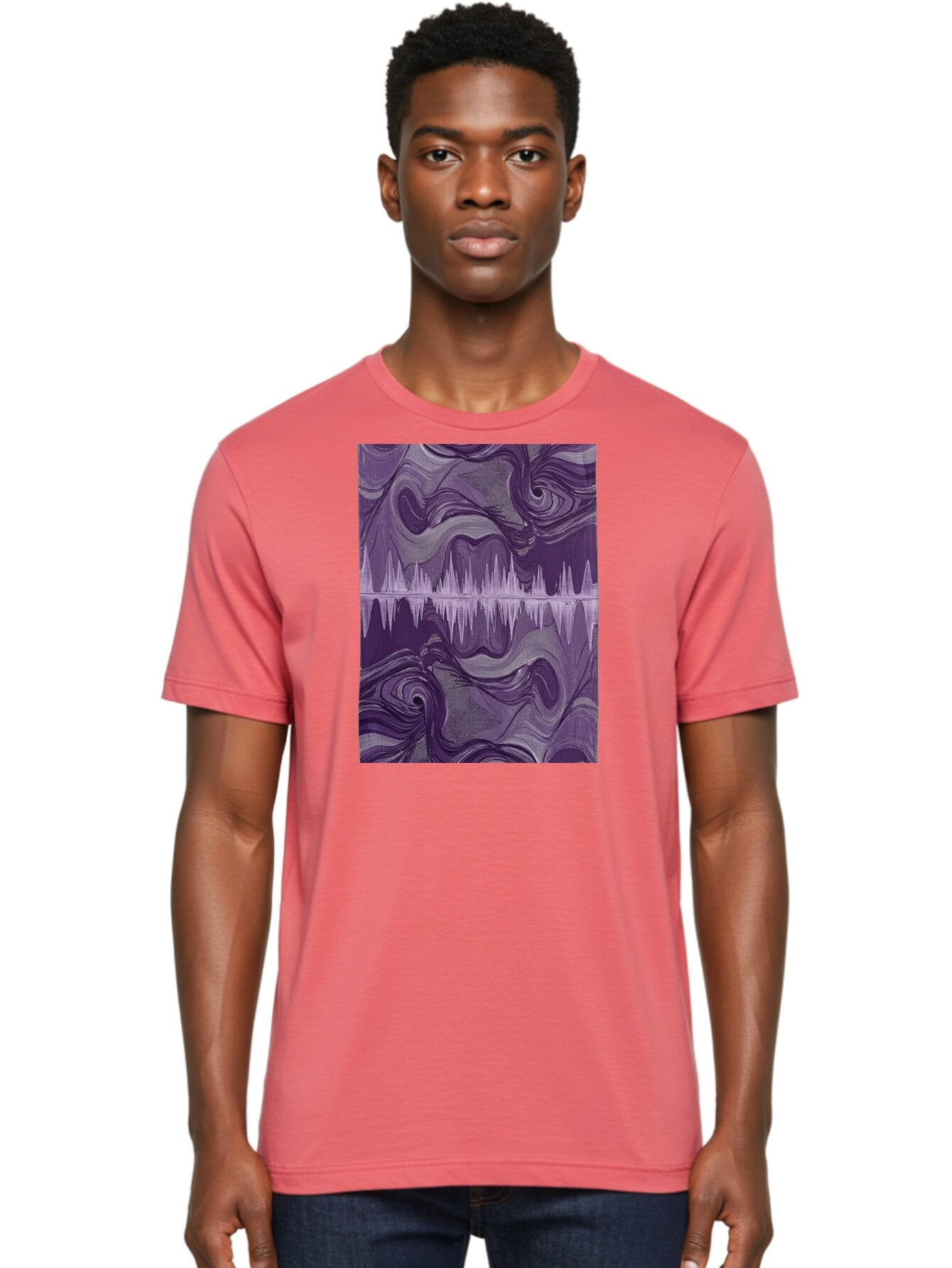 Purple-Sound-Wave Men'S Graphic Tee, 100% Cotton, Comfortable Casual Summer Wear, Machine Washable, Vintage Camera, Old Camera, Antique Camera, Black Camera, Classic Photography, Photography Equipment, Nostalgic Device, Film Camera, Camera Art Bag996 18