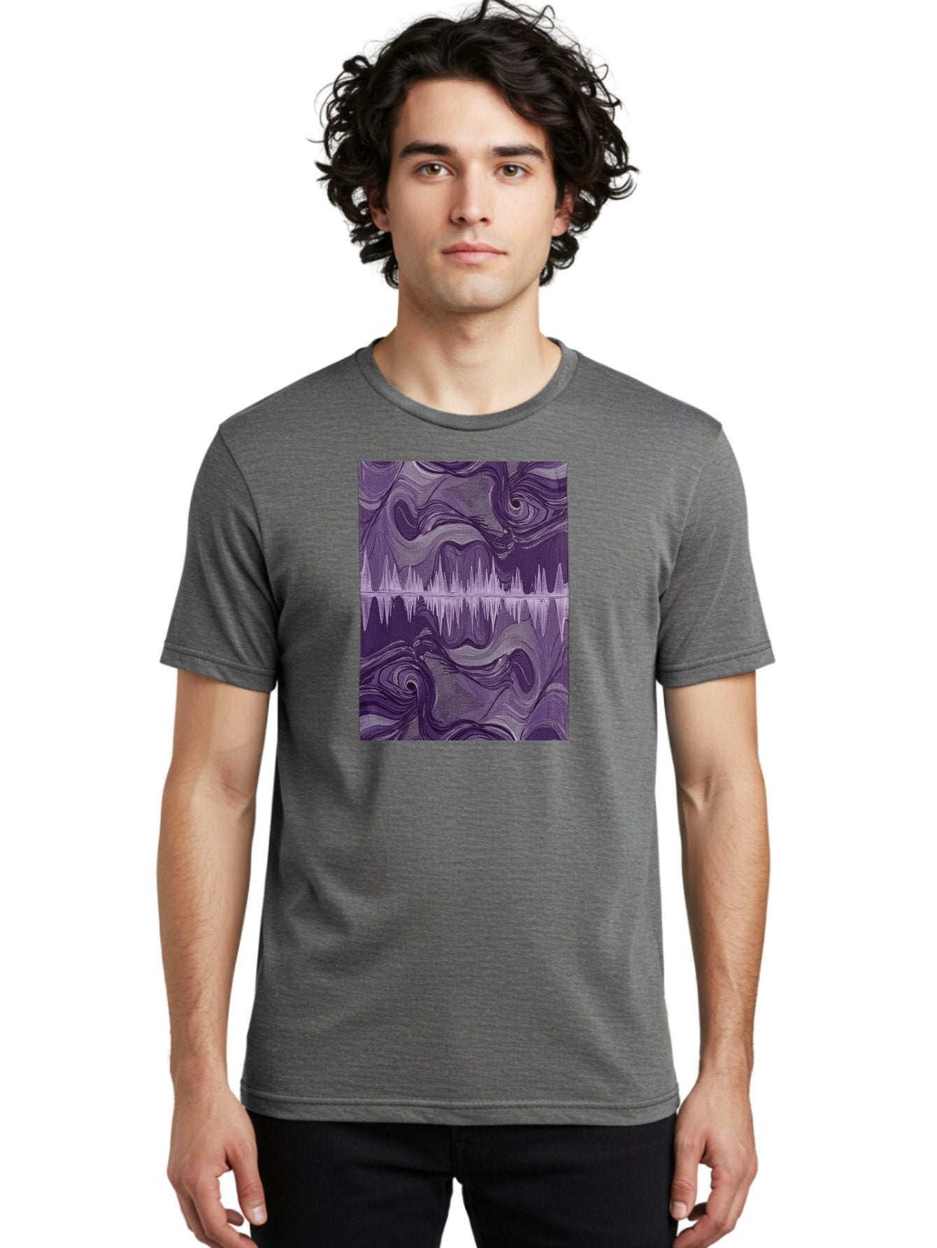 Purple-Sound-Wave Men'S Graphic Tee, 100% Cotton, Comfortable Casual Summer Wear, Machine Washable, Vintage Camera, Old Camera, Antique Camera, Black Camera, Classic Photography, Photography Equipment, Nostalgic Device, Film Camera, Camera Art Bag996 21