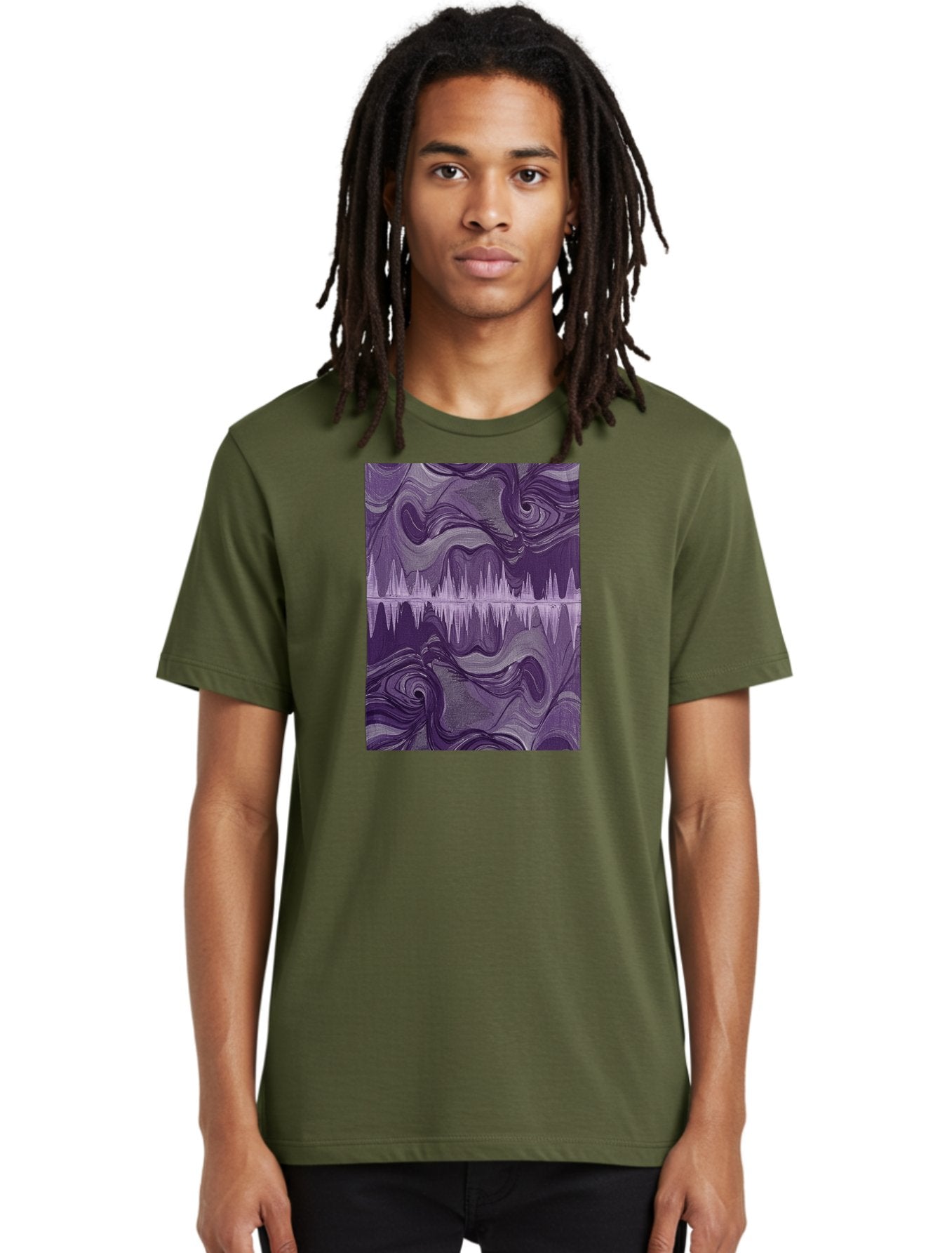 Purple-Sound-Wave Men'S Graphic Tee, 100% Cotton, Comfortable Casual Summer Wear, Machine Washable, Vintage Camera, Old Camera, Antique Camera, Black Camera, Classic Photography, Photography Equipment, Nostalgic Device, Film Camera, Camera Art Bag996 30