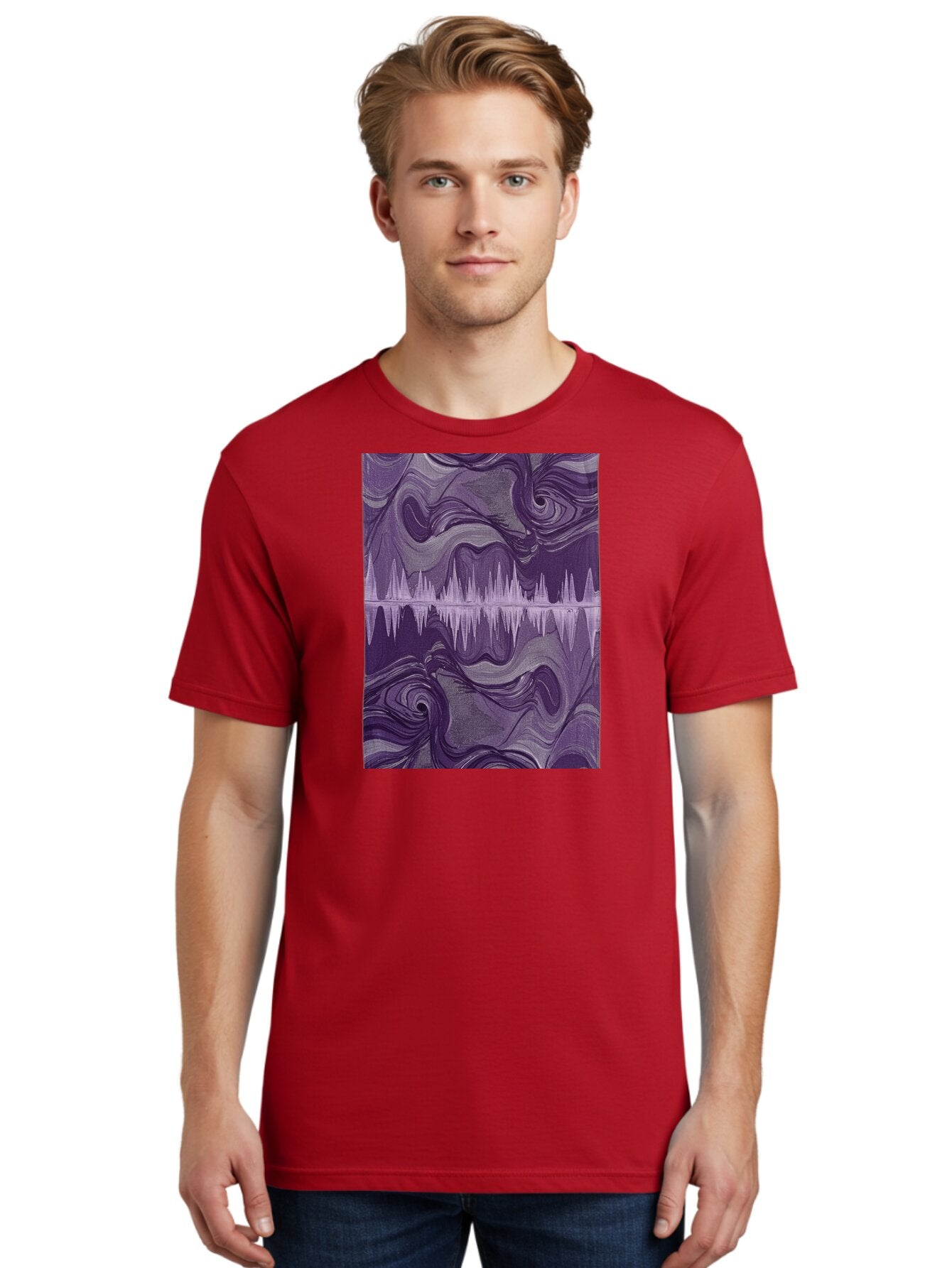 Purple-Sound-Wave Men'S Graphic Tee, 100% Cotton, Comfortable Casual Summer Wear, Machine Washable, Vintage Camera, Old Camera, Antique Camera, Black Camera, Classic Photography, Photography Equipment, Nostalgic Device, Film Camera, Camera Art Bag996 27