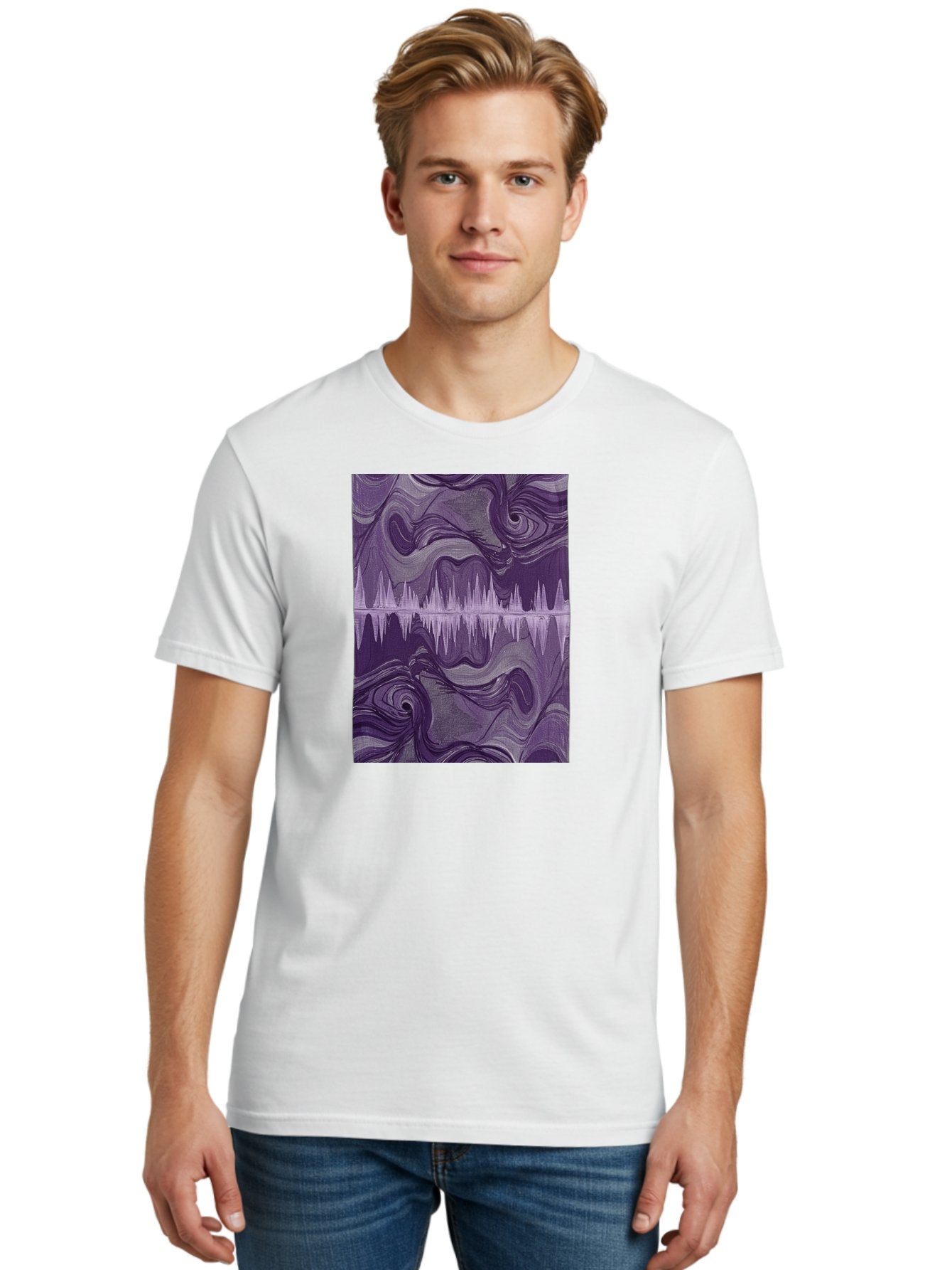 Purple-Sound-Wave Men'S Graphic Tee, 100% Cotton, Comfortable Casual Summer Wear, Machine Washable, Vintage Camera, Old Camera, Antique Camera, Black Camera, Classic Photography, Photography Equipment, Nostalgic Device, Film Camera, Camera Art Bag996 16