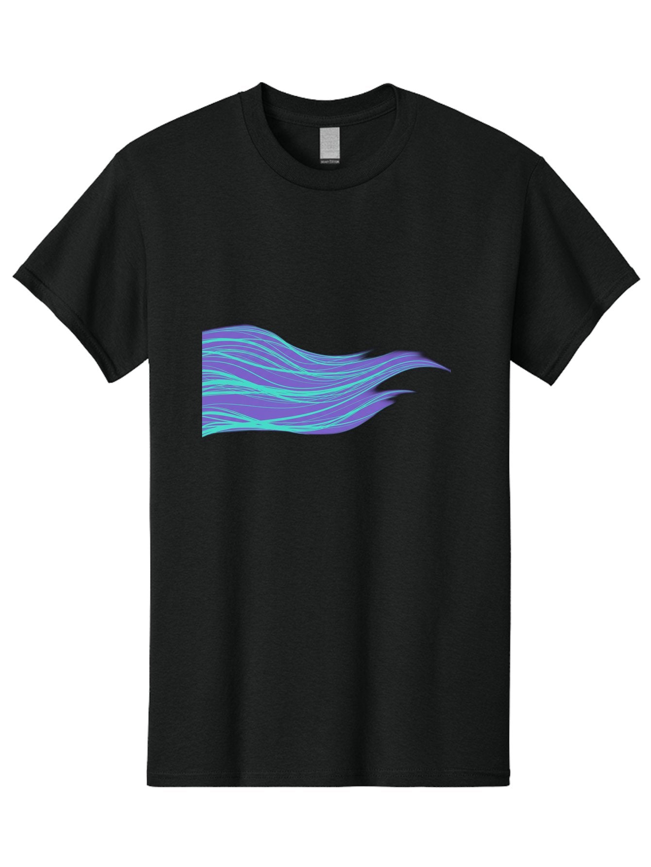 Purple-Wave-Lines Men'S Graphic Tee, 100% Cotton, Comfortable Casual Summer Wear, Machine Washable, Vintage Camera, Old Camera, Antique Camera, Black Camera, Classic Photography, Photography Equipment, Nostalgic Device, Film Camera, Camera Art Bag998 12