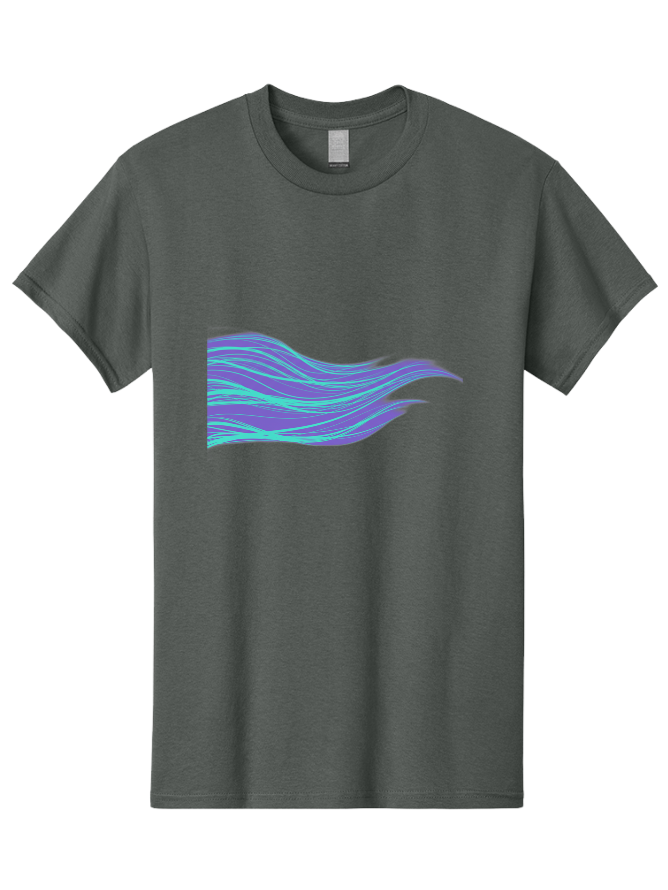 Purple-Wave-Lines Men'S Graphic Tee, 100% Cotton, Comfortable Casual Summer Wear, Machine Washable, Vintage Camera, Old Camera, Antique Camera, Black Camera, Classic Photography, Photography Equipment, Nostalgic Device, Film Camera, Camera Art Bag998 11