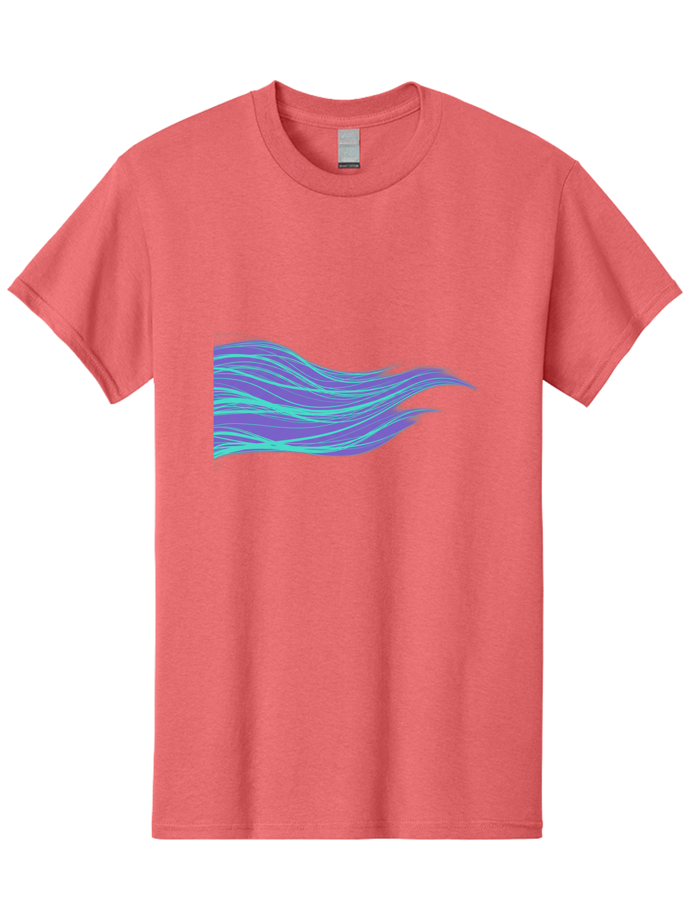 Purple-Wave-Lines Men'S Graphic Tee, 100% Cotton, Comfortable Casual Summer Wear, Machine Washable, Vintage Camera, Old Camera, Antique Camera, Black Camera, Classic Photography, Photography Equipment, Nostalgic Device, Film Camera, Camera Art Bag998 9