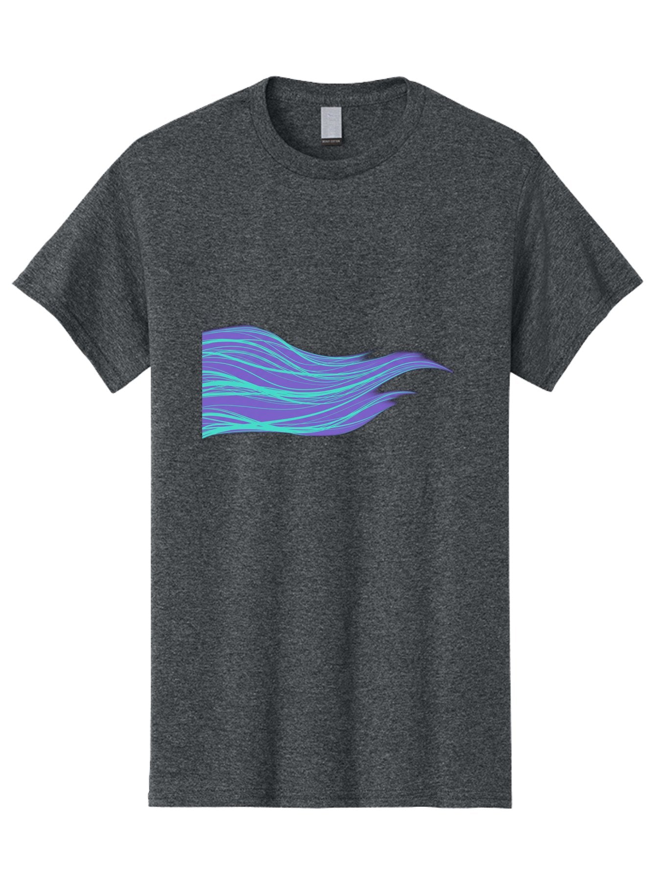 Purple-Wave-Lines Men'S Graphic Tee, 100% Cotton, Comfortable Casual Summer Wear, Machine Washable, Vintage Camera, Old Camera, Antique Camera, Black Camera, Classic Photography, Photography Equipment, Nostalgic Device, Film Camera, Camera Art Bag998 13