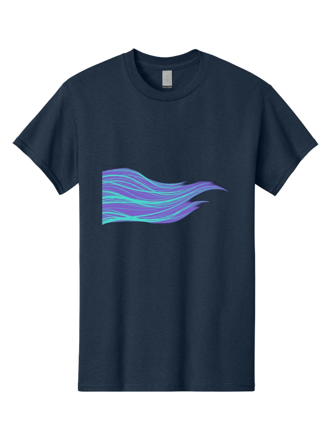 Purple-Wave-Lines Men'S Graphic Tee, 100% Cotton, Comfortable Casual Summer Wear, Machine Washable, Vintage Camera, Old Camera, Antique Camera, Black Camera, Classic Photography, Photography Equipment, Nostalgic Device, Film Camera, Camera Art Bag998 11