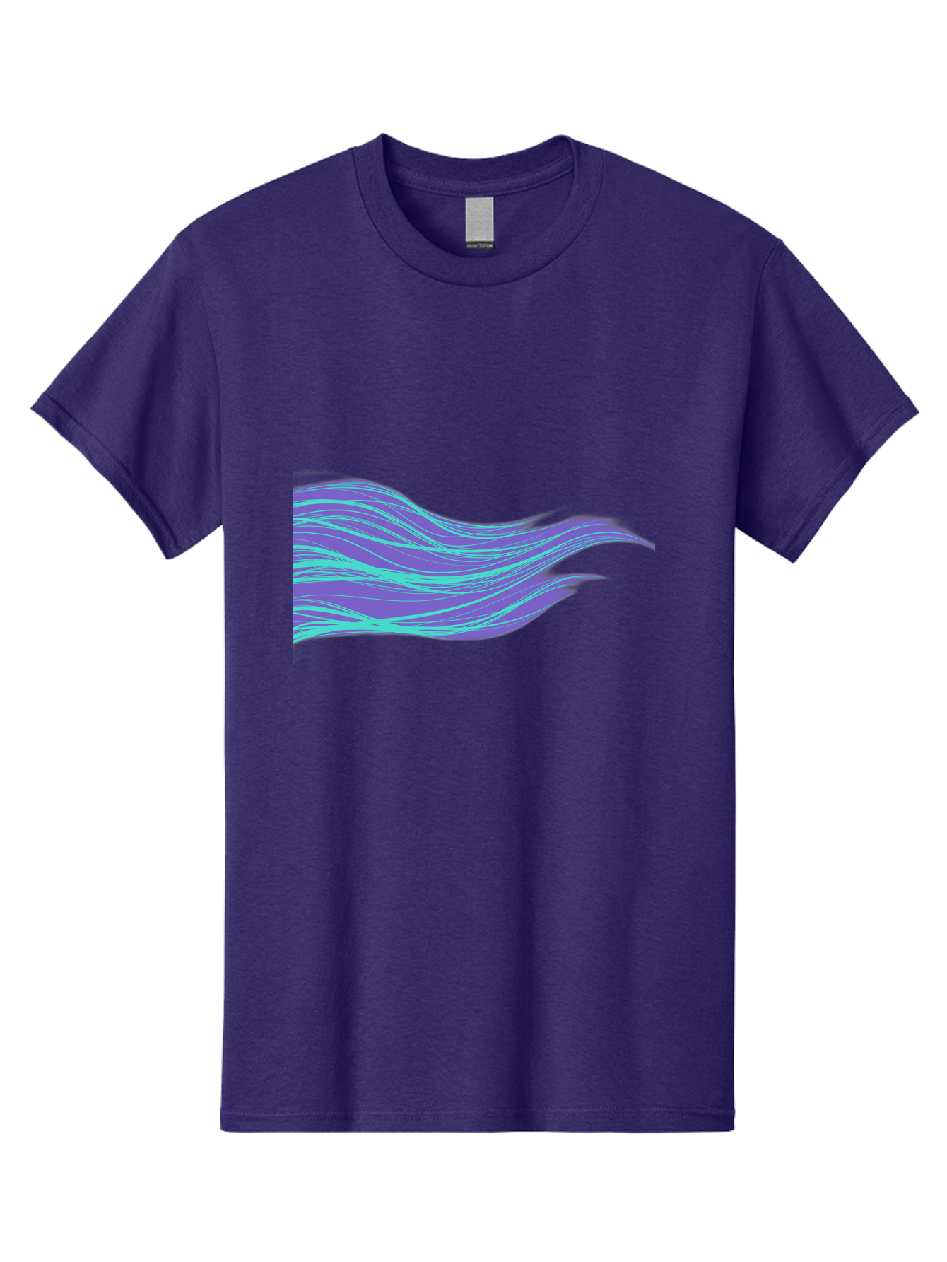 Purple-Wave-Lines Men'S Graphic Tee, 100% Cotton, Comfortable Casual Summer Wear, Machine Washable, Vintage Camera, Old Camera, Antique Camera, Black Camera, Classic Photography, Photography Equipment, Nostalgic Device, Film Camera, Camera Art Bag998 5
