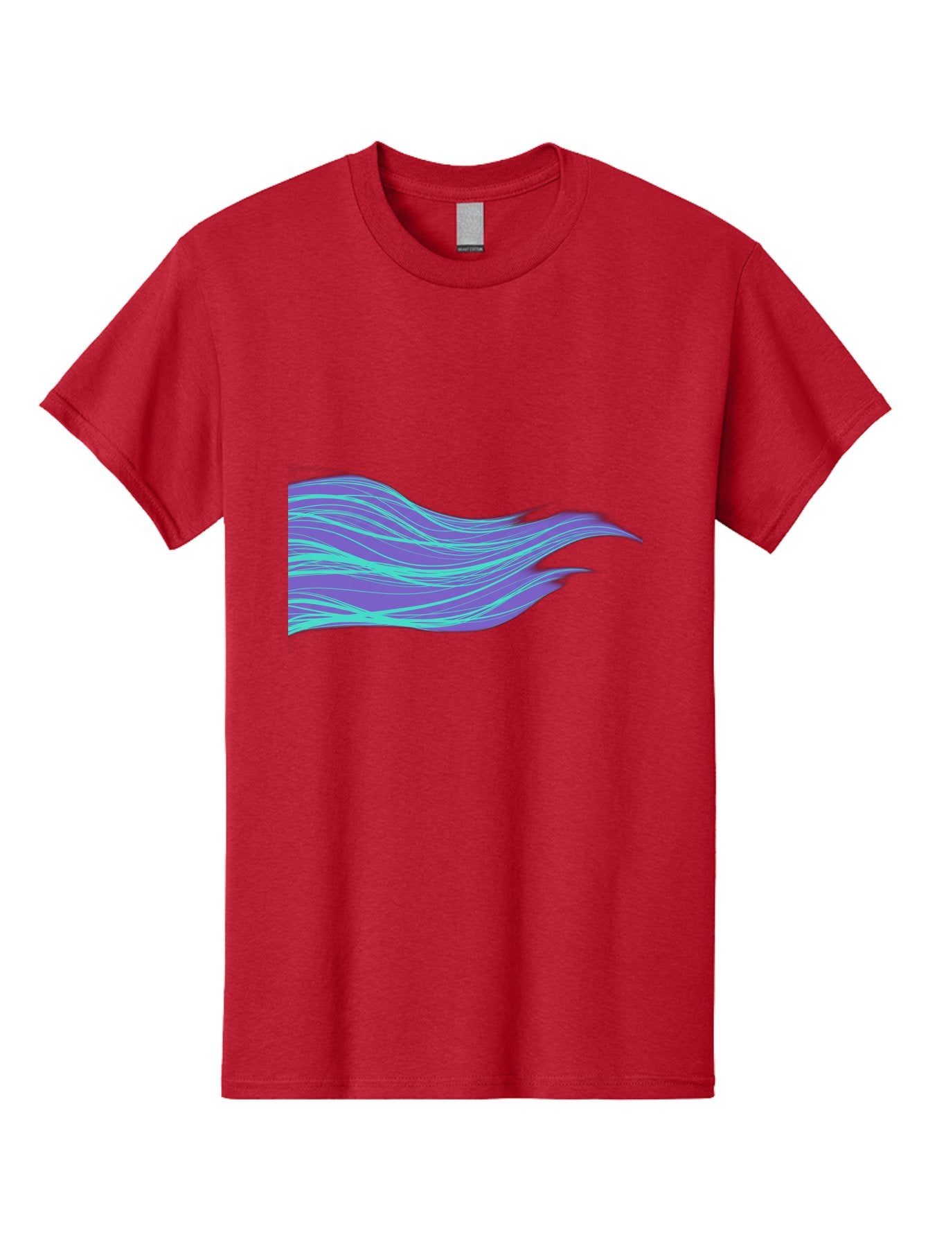 Purple-Wave-Lines Men'S Graphic Tee, 100% Cotton, Comfortable Casual Summer Wear, Machine Washable, Vintage Camera, Old Camera, Antique Camera, Black Camera, Classic Photography, Photography Equipment, Nostalgic Device, Film Camera, Camera Art Bag998 5