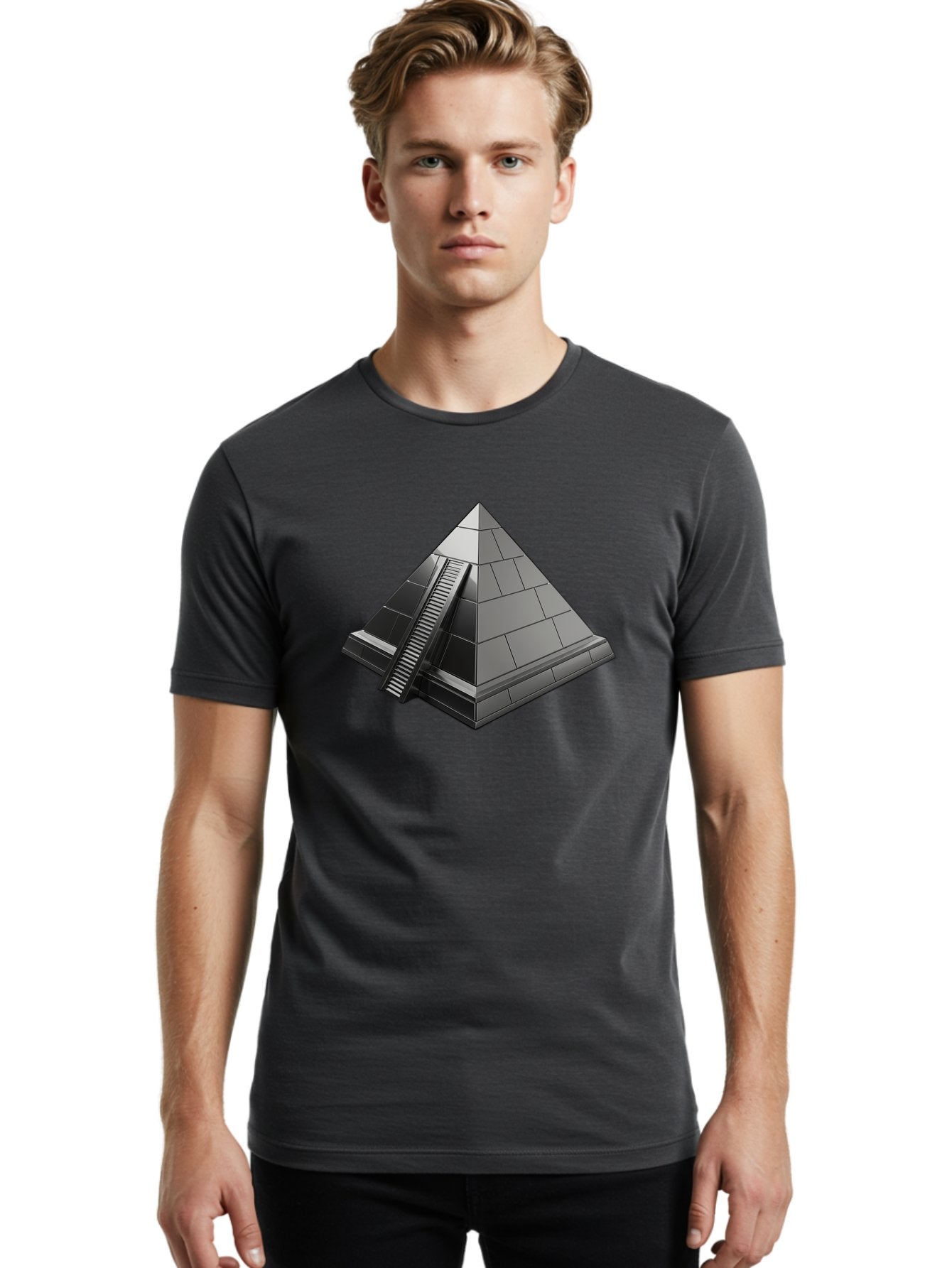 Pyramid Men'S Graphic Tee, 100% Cotton, Comfortable Casual Summer Wear, Machine Washable, Vintage Camera, Old Camera, Antique Camera, Black Camera, Classic Photography, Photography Equipment, Nostalgic Device, Film Camera, Camera Art Bah000 22