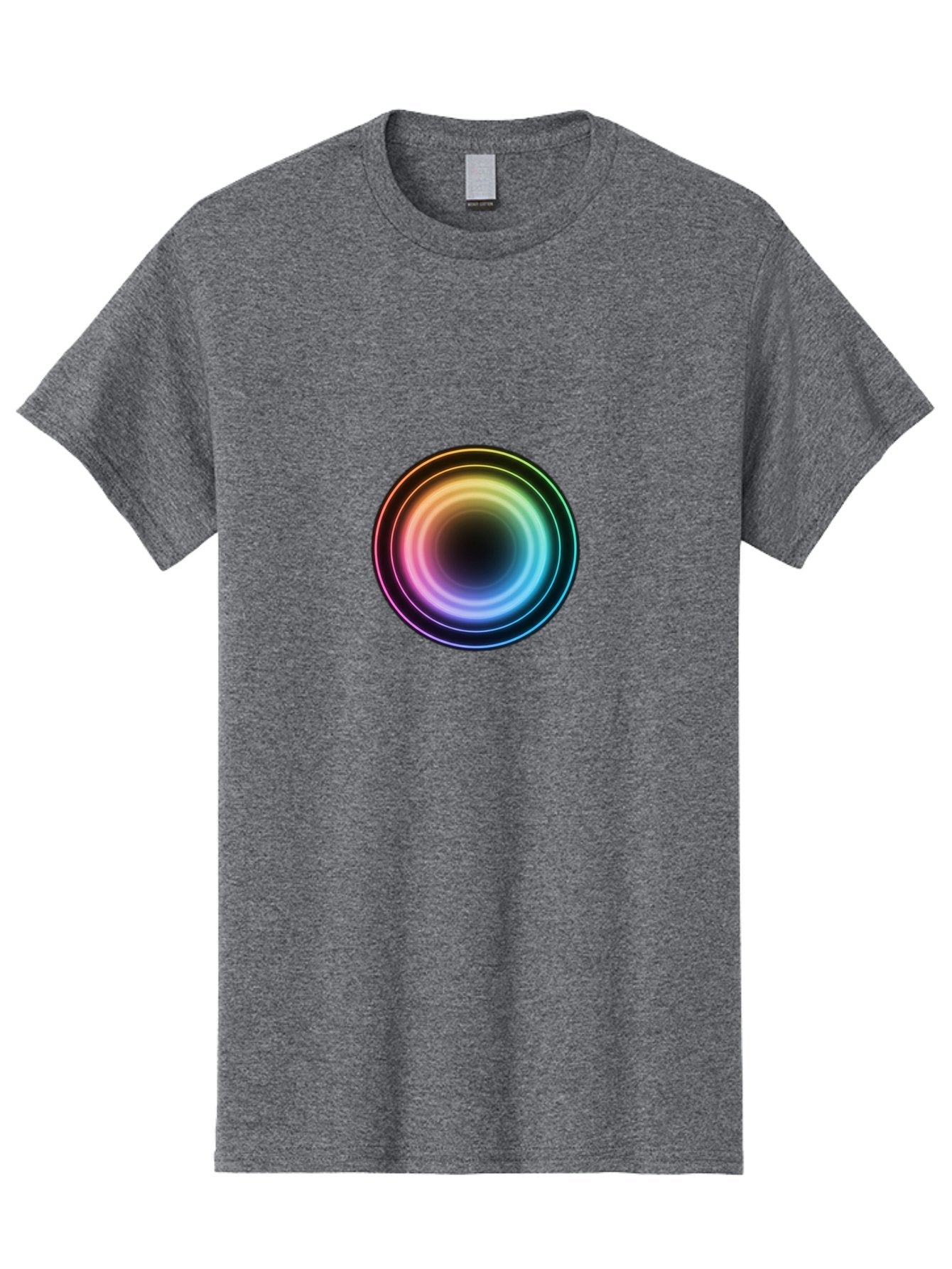 Rainbow-Circle Men'S Graphic Tee, 100% Cotton, Comfortable Casual Summer Wear, Machine Washable, Vintage Camera, Old Camera, Antique Camera, Black Camera, Classic Photography, Photography Equipment, Nostalgic Device, Film Camera, Camera Art Bah005 9