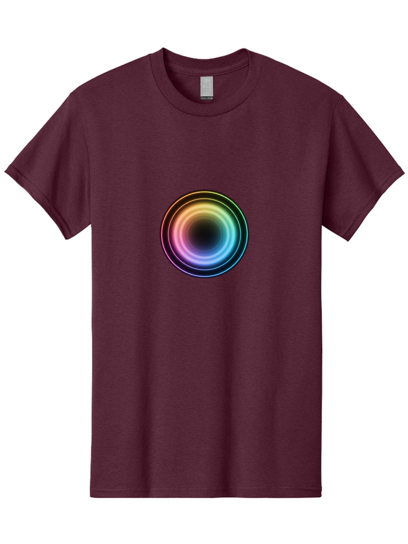 Rainbow-Circle Men'S Graphic Tee, 100% Cotton, Comfortable Casual Summer Wear, Machine Washable, Vintage Camera, Old Camera, Antique Camera, Black Camera, Classic Photography, Photography Equipment, Nostalgic Device, Film Camera, Camera Art Bah005 8