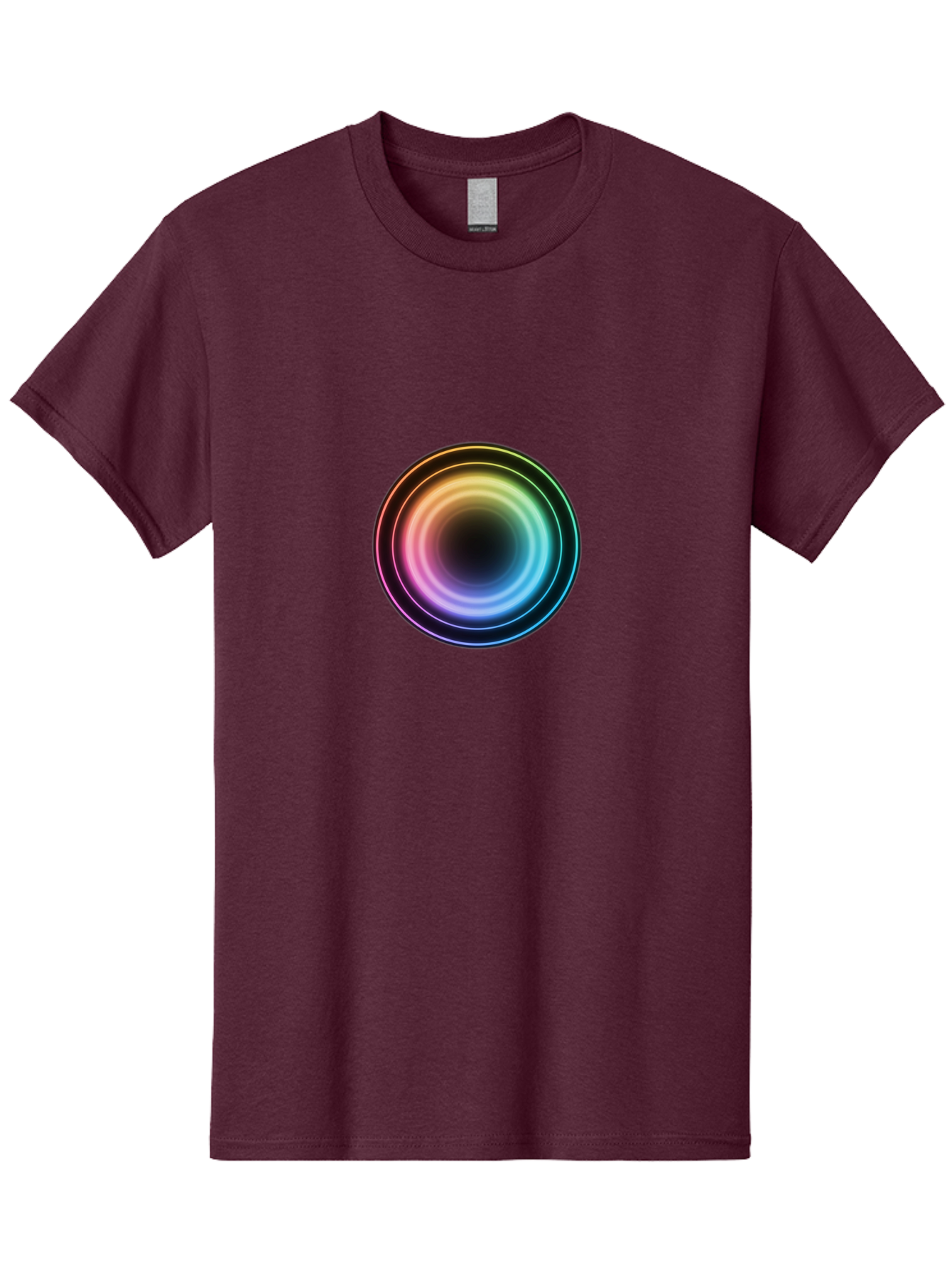 Rainbow-Circle Men'S Graphic Tee, 100% Cotton, Comfortable Casual Summer Wear, Machine Washable, Vintage Camera, Old Camera, Antique Camera, Black Camera, Classic Photography, Photography Equipment, Nostalgic Device, Film Camera, Camera Art Bah005 6