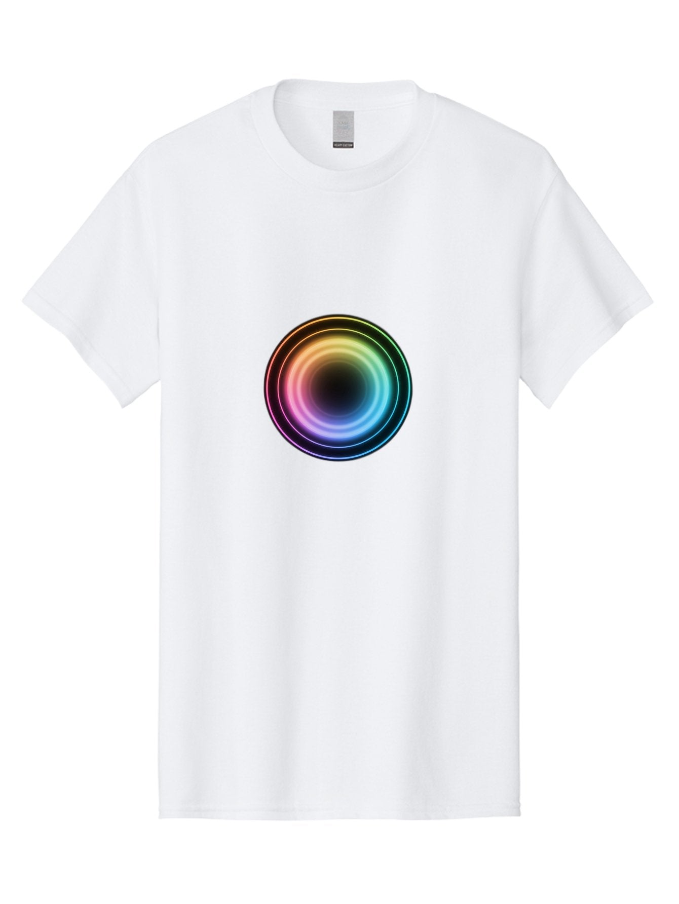 Rainbow-Circle Men'S Graphic Tee, 100% Cotton, Comfortable Casual Summer Wear, Machine Washable, Vintage Camera, Old Camera, Antique Camera, Black Camera, Classic Photography, Photography Equipment, Nostalgic Device, Film Camera, Camera Art Bah005 5