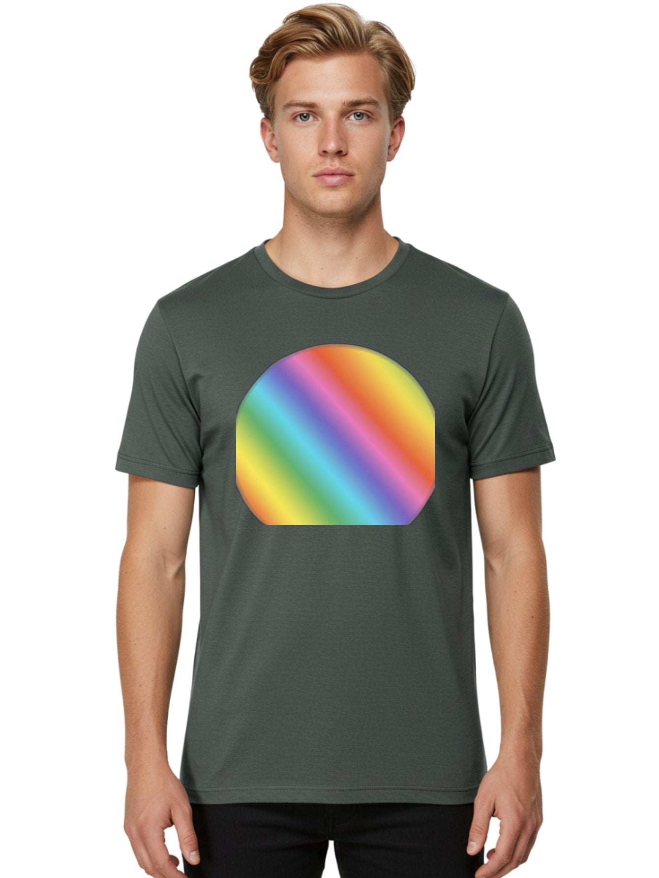 Rainbow-Orb Men'S Graphic Tee, 100% Cotton, Comfortable Casual Summer Wear, Machine Washable, Vintage Camera, Old Camera, Antique Camera, Black Camera, Classic Photography, Photography Equipment, Nostalgic Device, Film Camera, Camera Art Bah006 17