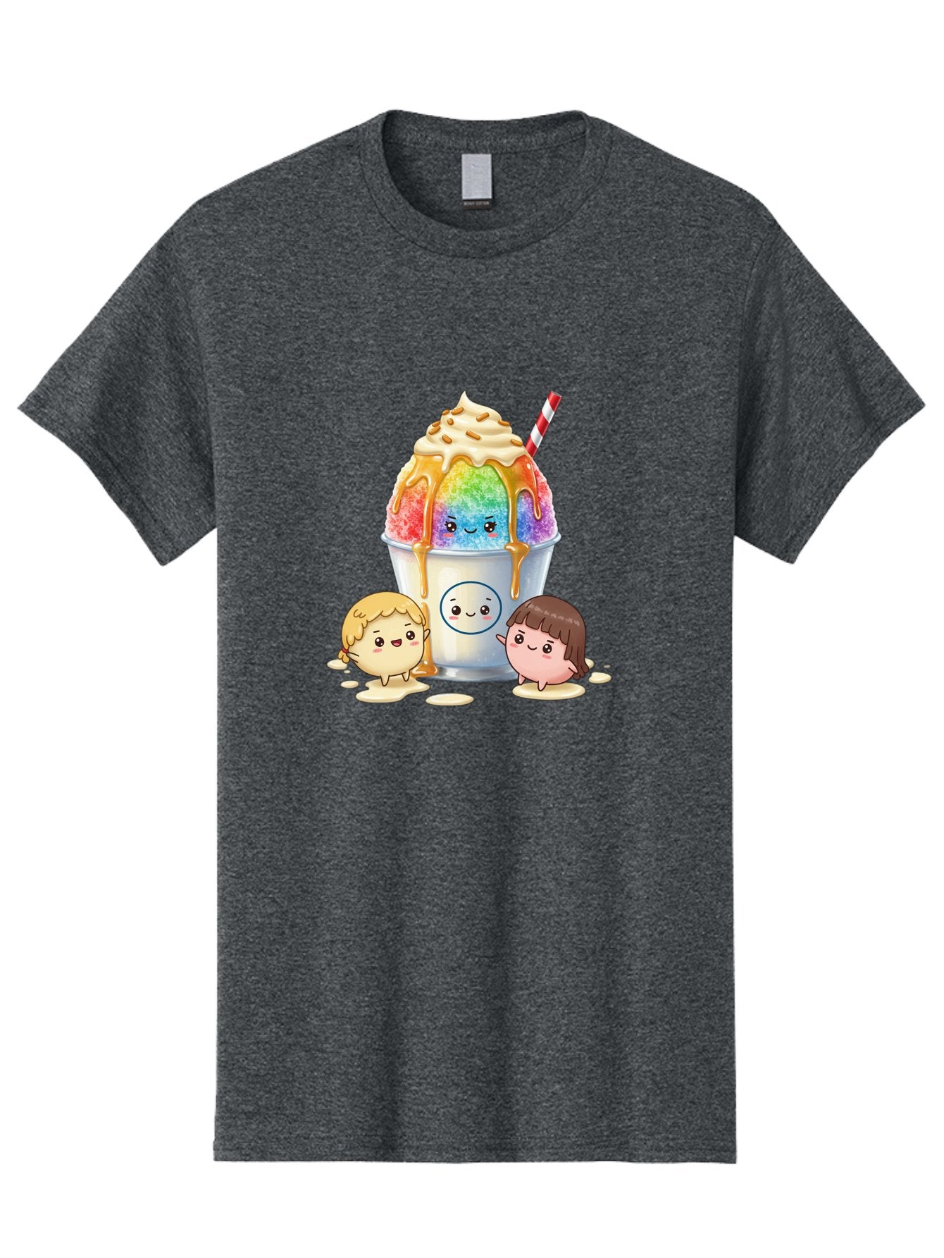 Rainbow-Shaved-Ice Men'S Graphic Tee, 100% Cotton, Comfortable Casual Summer Wear, Machine Washable, Vintage Camera, Old Camera, Antique Camera, Black Camera, Classic Photography, Photography Equipment, Nostalgic Device, Film Camera, Bah007