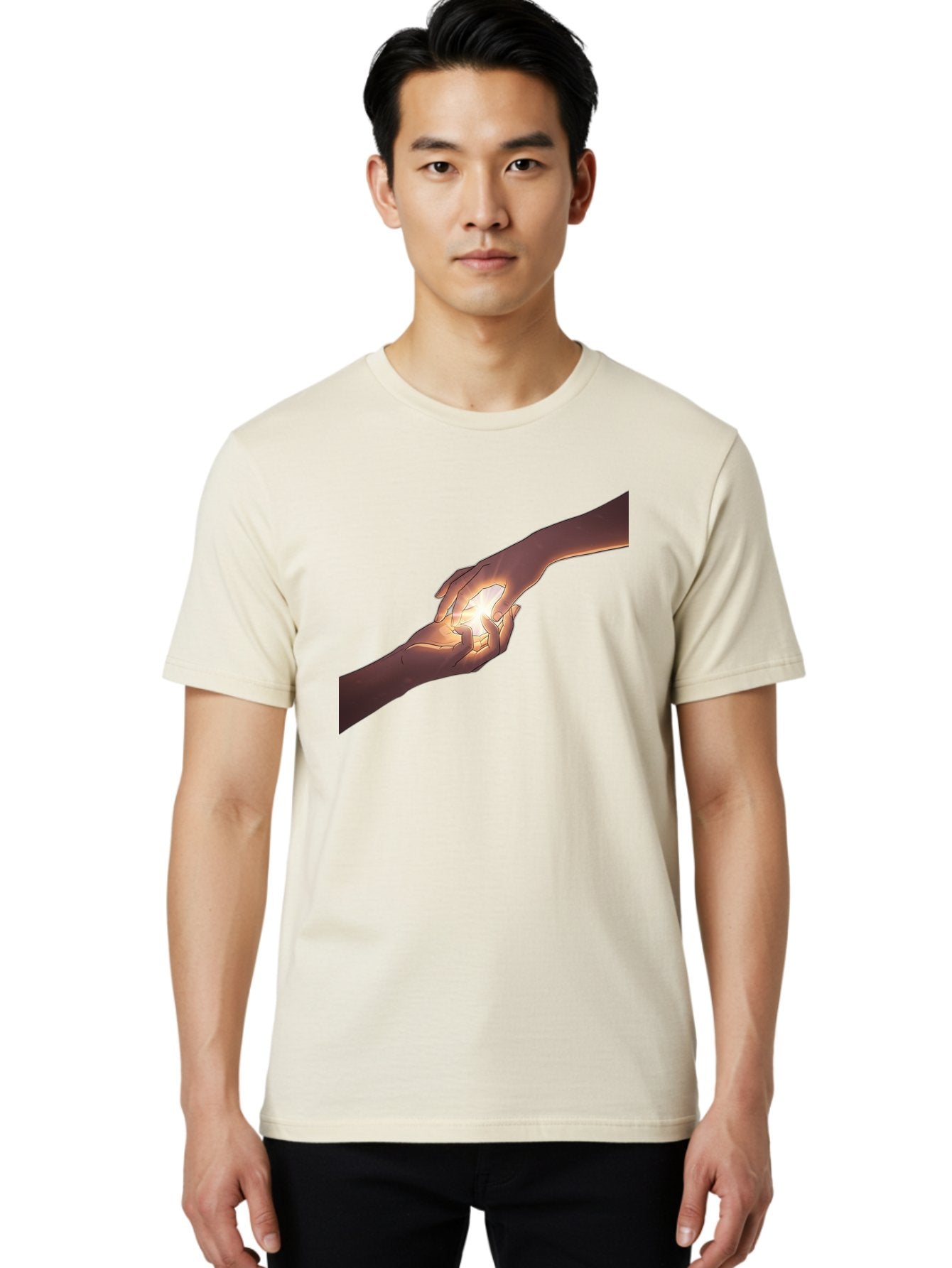 Reaching-Hands Men'S Graphic Tee, 100% Cotton, Comfortable Casual Summer Wear, Machine Washable, Vintage Camera, Old Camera, Antique Camera, Black Camera, Classic Photography, Photography Equipment, Nostalgic Device, Film Camera, Camera Art Bah010 22