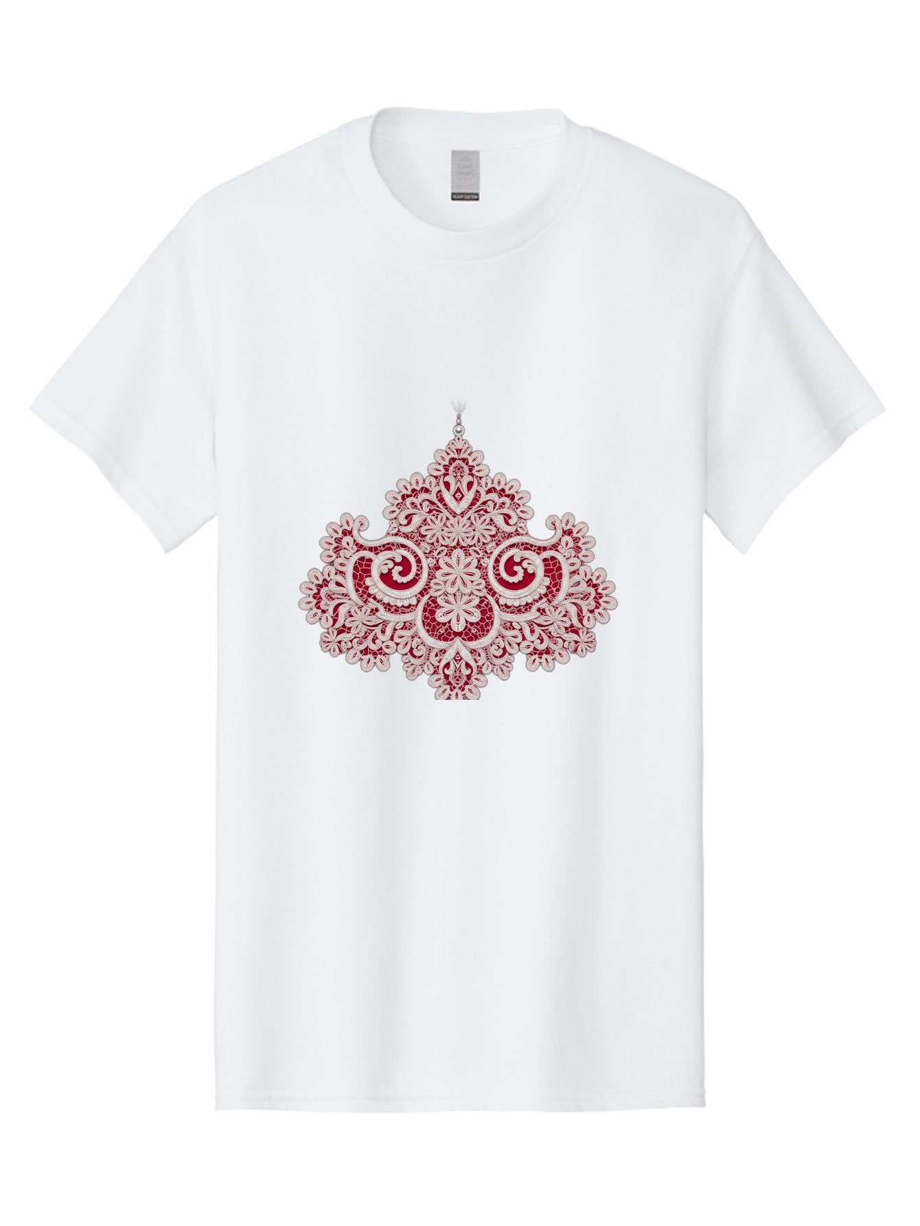 Red-And-White-Ornament Men'S Graphic Tee, 100% Cotton, Comfortable Casual Summer Wear, Machine Washable, Vintage Camera, Old Camera, Antique Camera, Black Camera, Classic Photography, Photography Equipment, Nostalgic Device, Film Camera, Bah013