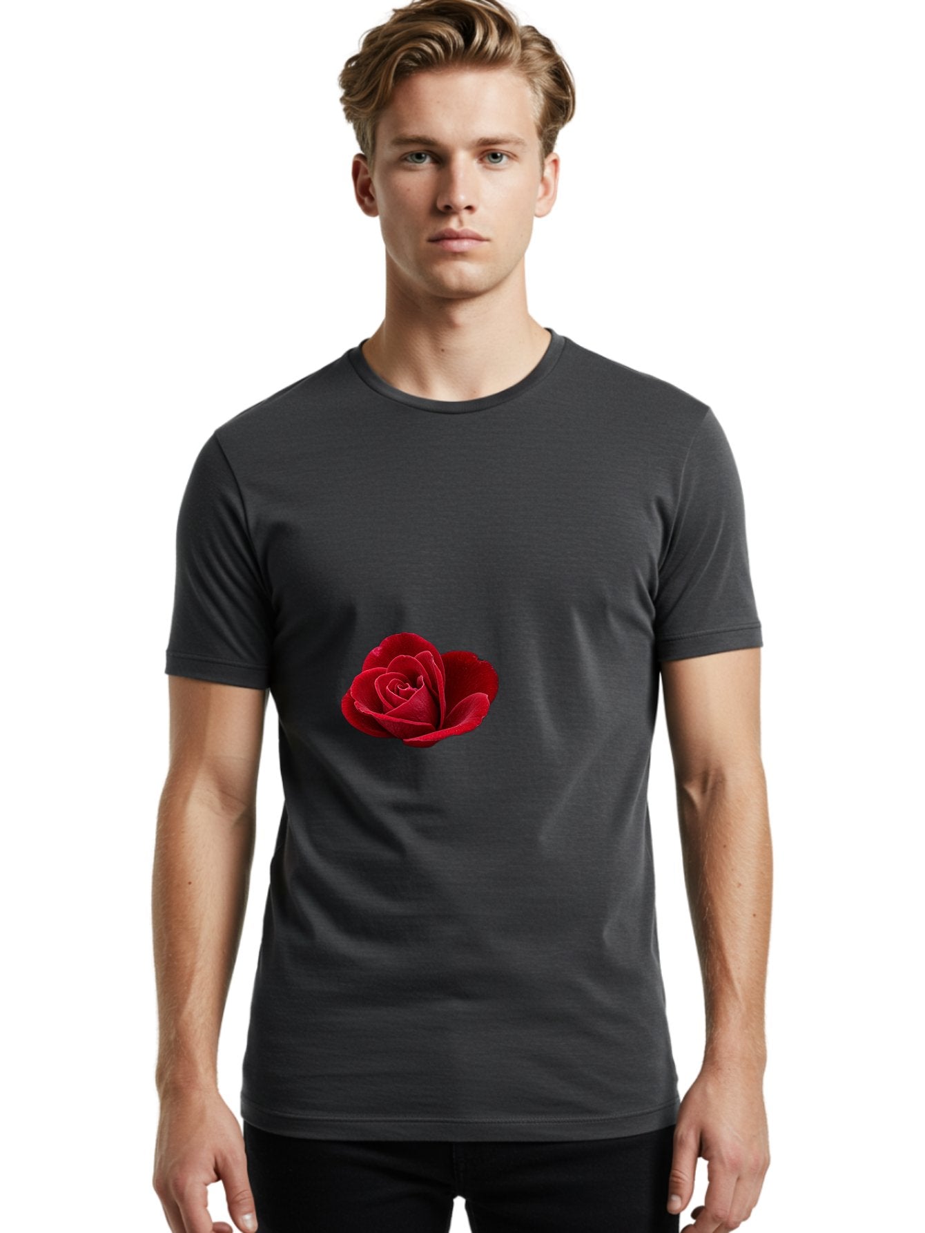 Red-Rose Men'S Graphic Tee, 100% Cotton, Comfortable Casual Summer Wear, Machine Washable, Vintage Camera, Old Camera, Antique Camera, Black Camera, Classic Photography, Photography Equipment, Nostalgic Device, Film Camera, Camera Art Bah021 28