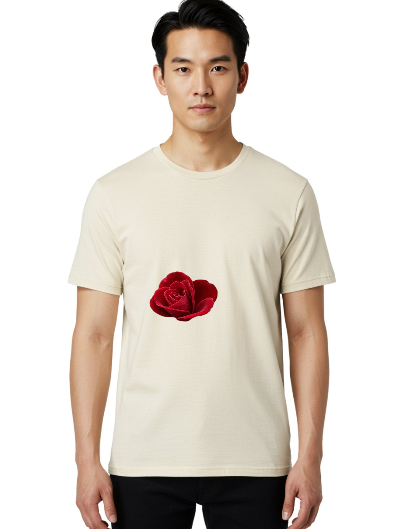 Red-Rose Men'S Graphic Tee, 100% Cotton, Comfortable Casual Summer Wear, Machine Washable, Vintage Camera, Old Camera, Antique Camera, Black Camera, Classic Photography, Photography Equipment, Nostalgic Device, Film Camera, Camera Art Bah021 26