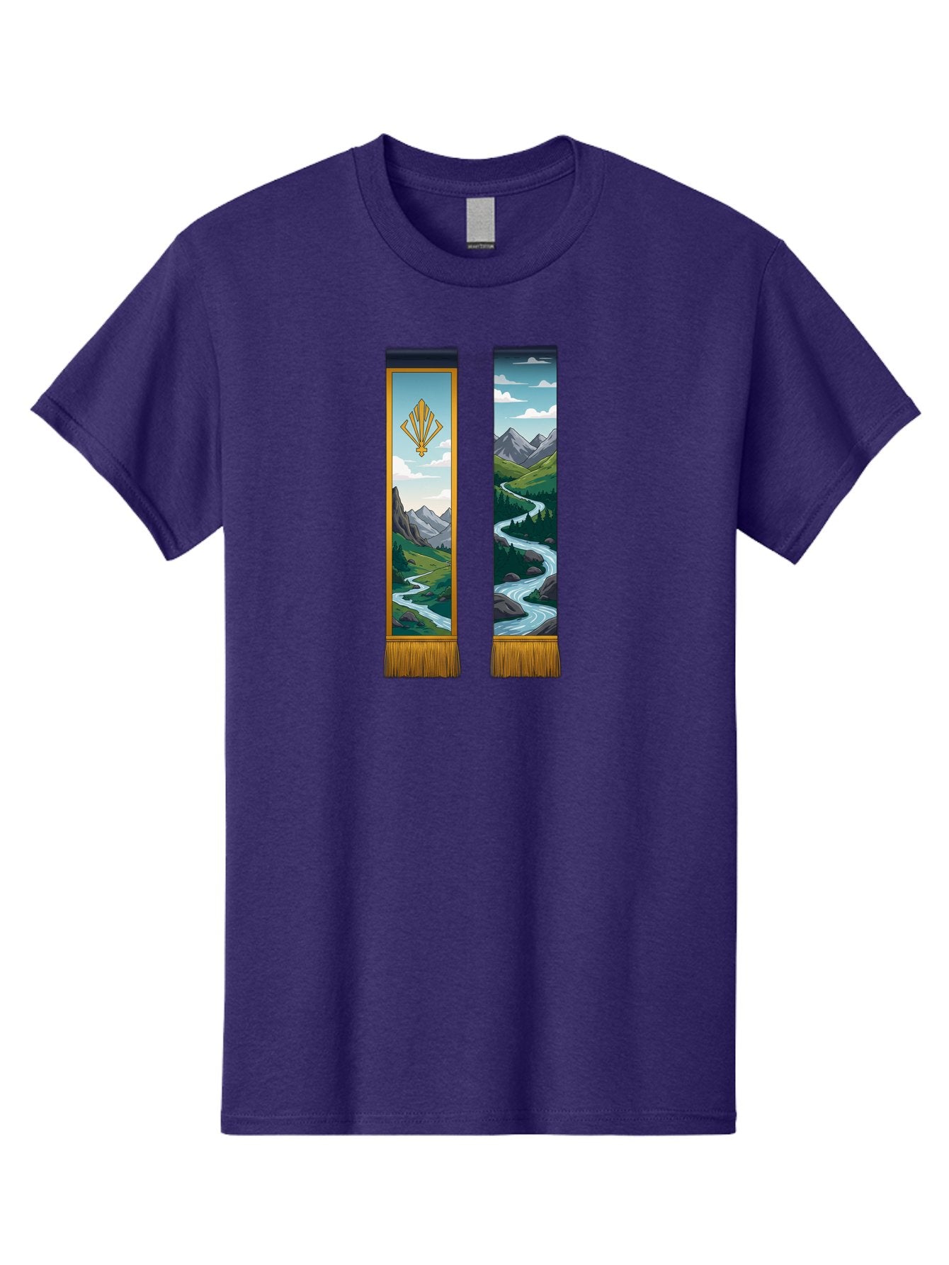 River-Landscape-Banners Men'S Graphic Tee, 100% Cotton, Comfortable Casual Summer Wear, Machine Washable, Vintage Camera, Old Camera, Antique Camera, Black Camera, Classic Photography, Photography Equipment, Nostalgic Device, Film Camera, Bah026 12