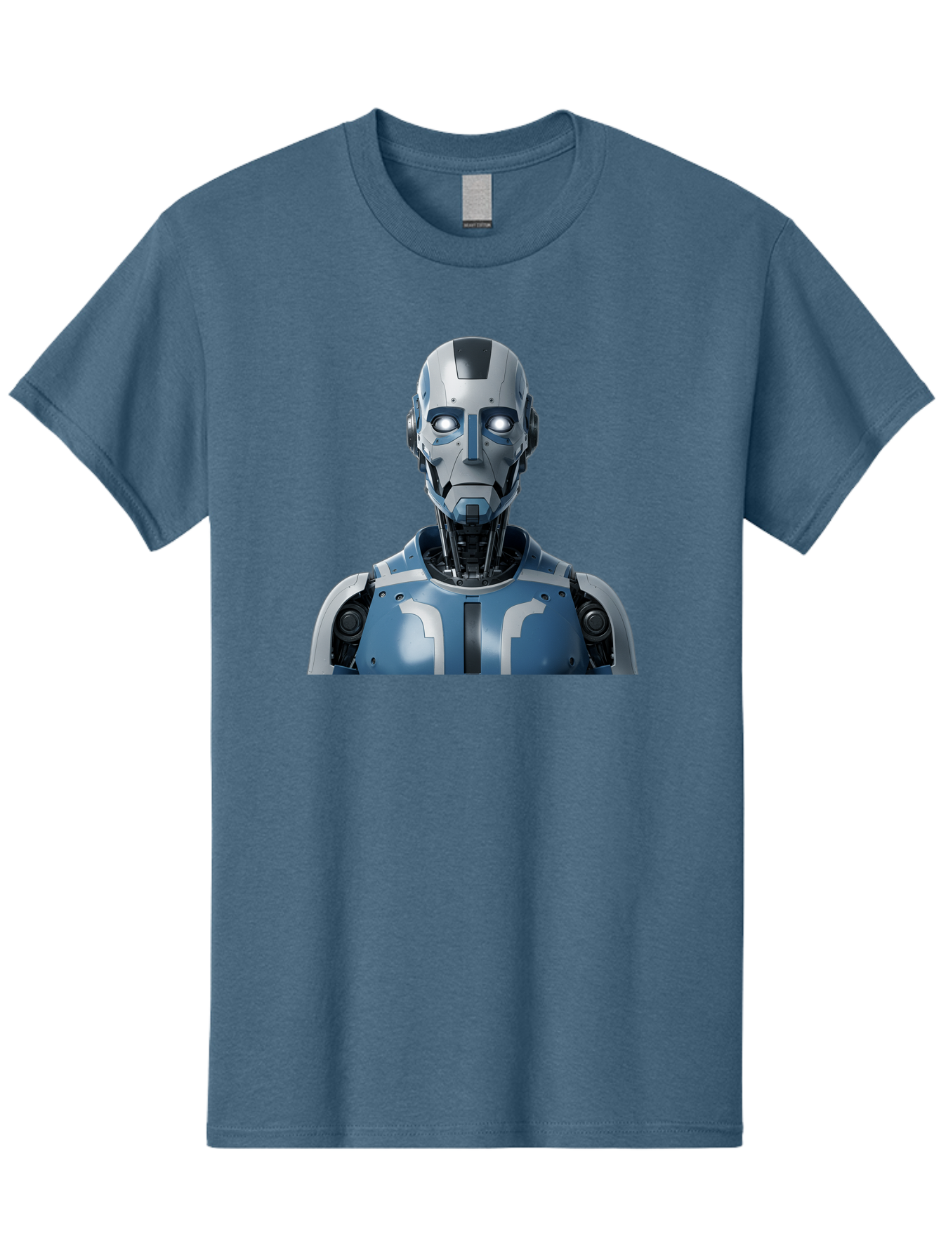 Robot-Bust Men'S Graphic Tee, 100% Cotton, Comfortable Casual Summer Wear, Machine Washable, Vintage Camera, Old Camera, Antique Camera, Black Camera, Classic Photography, Photography Equipment, Nostalgic Device, Film Camera, Camera Art Bah030