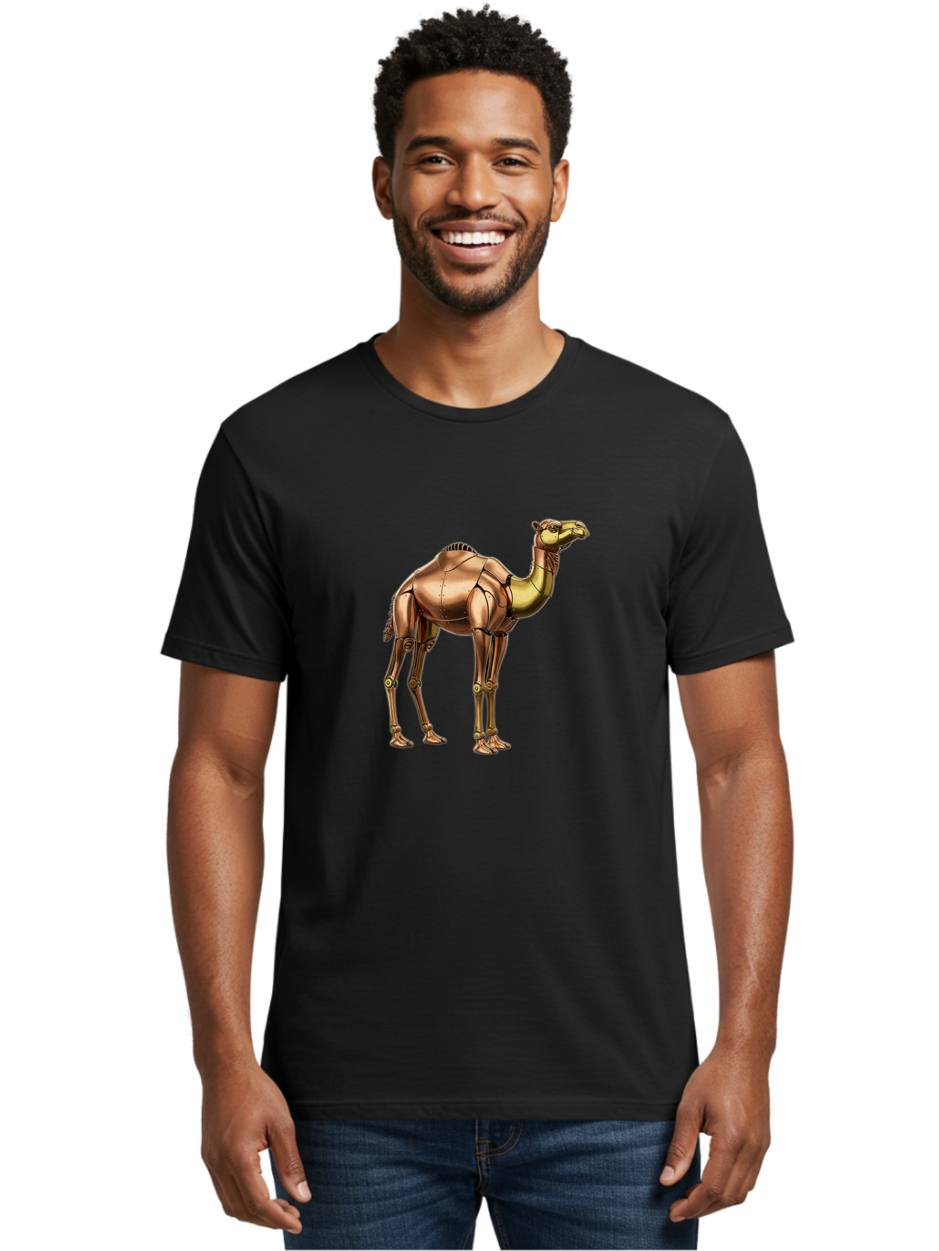 Robot-Camel Men'S Graphic Tee, 100% Cotton, Comfortable Casual Summer Wear, Machine Washable, Vintage Camera, Old Camera, Antique Camera, Black Camera, Classic Photography, Photography Equipment, Nostalgic Device, Film Camera, Camera Art Bah031 29