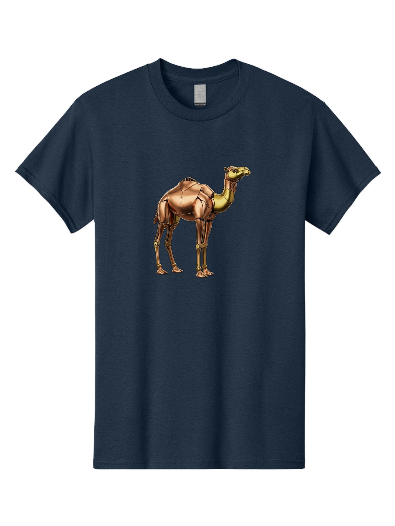 Robot-Camel Men'S Graphic Tee, 100% Cotton, Comfortable Casual Summer Wear, Machine Washable, Vintage Camera, Old Camera, Antique Camera, Black Camera, Classic Photography, Photography Equipment, Nostalgic Device, Film Camera, Camera Art Bah031