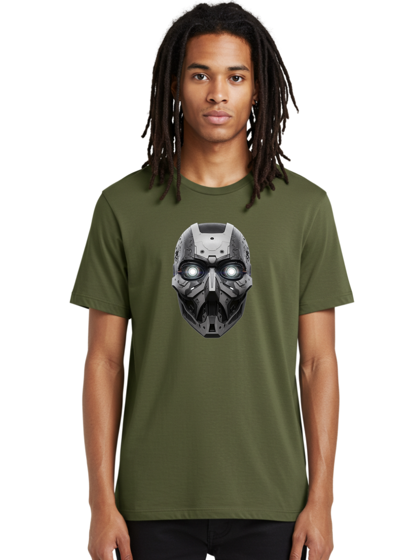 Robot-Face Men'S Graphic Tee, 100% Cotton, Comfortable Casual Summer Wear, Machine Washable, Vintage Camera, Old Camera, Antique Camera, Black Camera, Classic Photography, Photography Equipment, Nostalgic Device, Film Camera, Camera Art Bah032 22