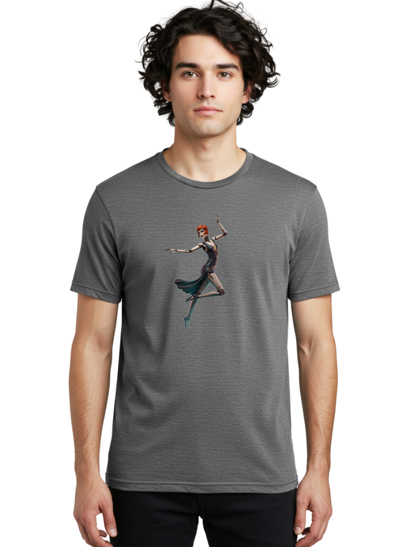 Robot-Girl-Dancing Men'S Graphic Tee, 100% Cotton, Comfortable Casual Summer Wear, Machine Washable, Vintage Camera, Old Camera, Antique Camera, Black Camera, Classic Photography, Photography Equipment, Nostalgic Device, Film Camera, Bah033 29