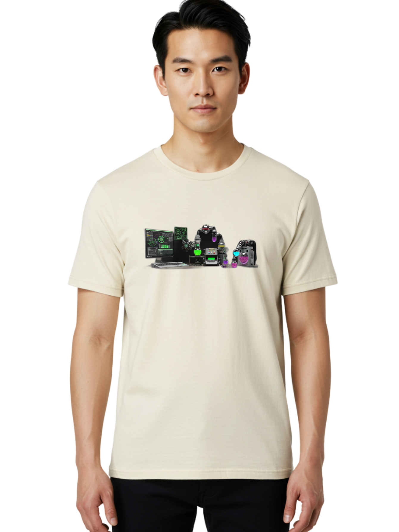 Robotics-And-Ai Men'S Graphic Tee, 100% Cotton, Comfortable Casual Summer Wear, Machine Washable, Vintage Camera, Old Camera, Antique Camera, Black Camera, Classic Photography, Photography Equipment, Nostalgic Device, Film Camera, Camera Art Bah036 16