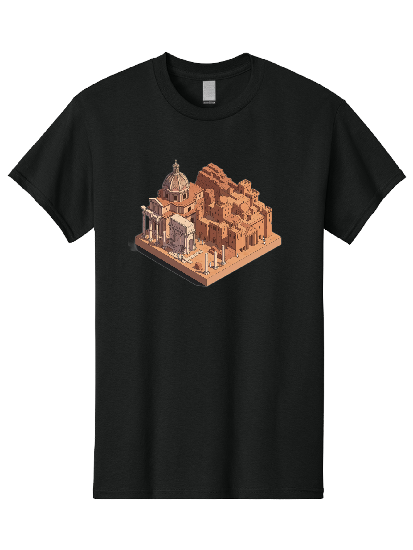 Roman-Ruins Men'S Graphic Tee, 100% Cotton, Comfortable Casual Summer Wear, Machine Washable, Vintage Camera, Old Camera, Antique Camera, Black Camera, Classic Photography, Photography Equipment, Nostalgic Device, Film Camera, Camera Art Bah038 14
