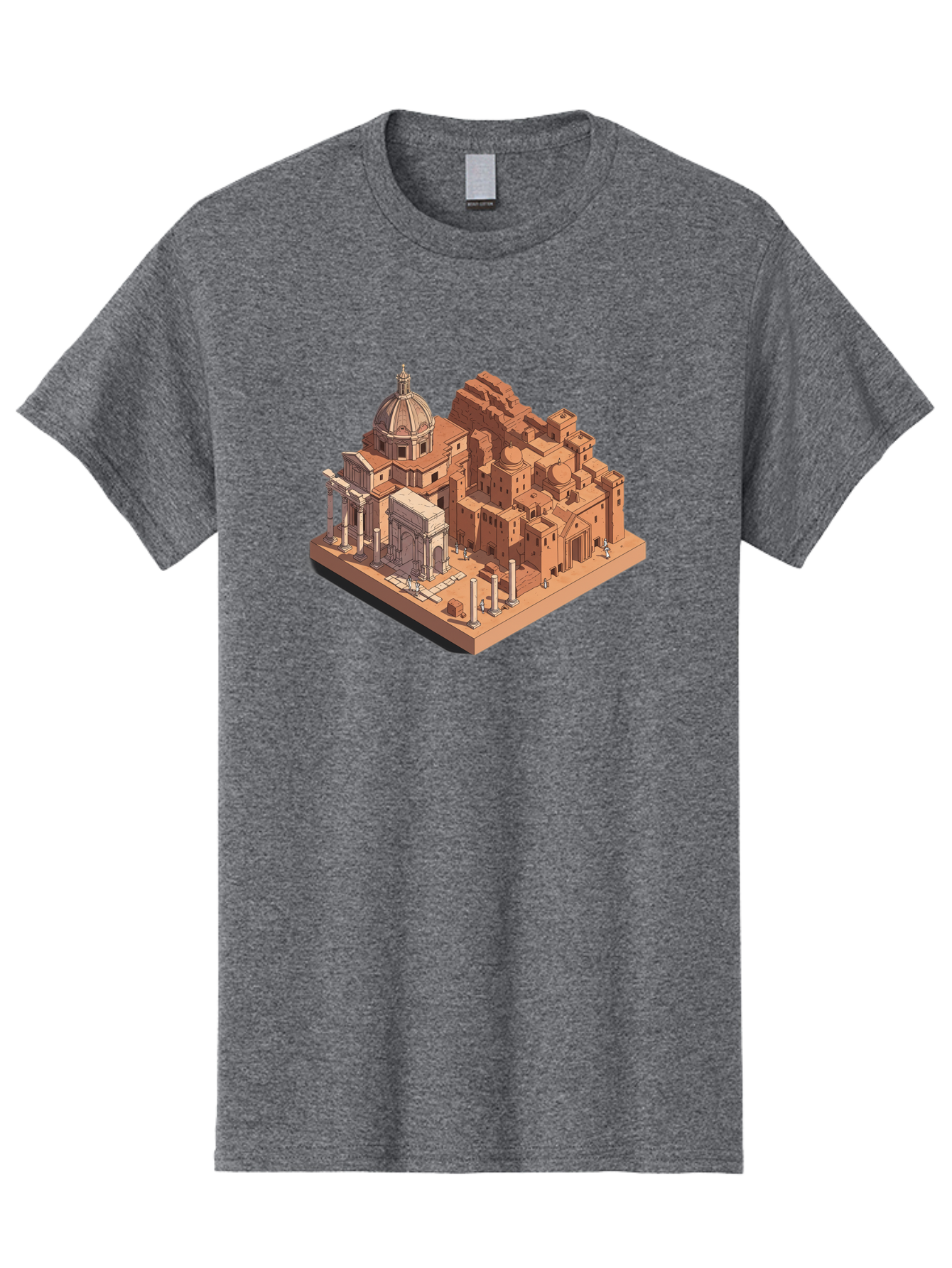 Roman-Ruins Men'S Graphic Tee, 100% Cotton, Comfortable Casual Summer Wear, Machine Washable, Vintage Camera, Old Camera, Antique Camera, Black Camera, Classic Photography, Photography Equipment, Nostalgic Device, Film Camera, Camera Art Bah038