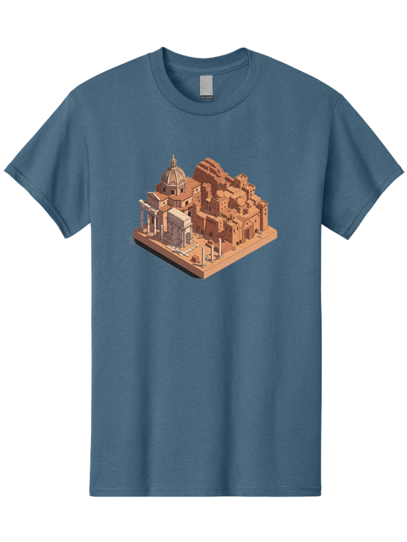 Roman-Ruins Men'S Graphic Tee, 100% Cotton, Comfortable Casual Summer Wear, Machine Washable, Vintage Camera, Old Camera, Antique Camera, Black Camera, Classic Photography, Photography Equipment, Nostalgic Device, Film Camera, Camera Art Bah038