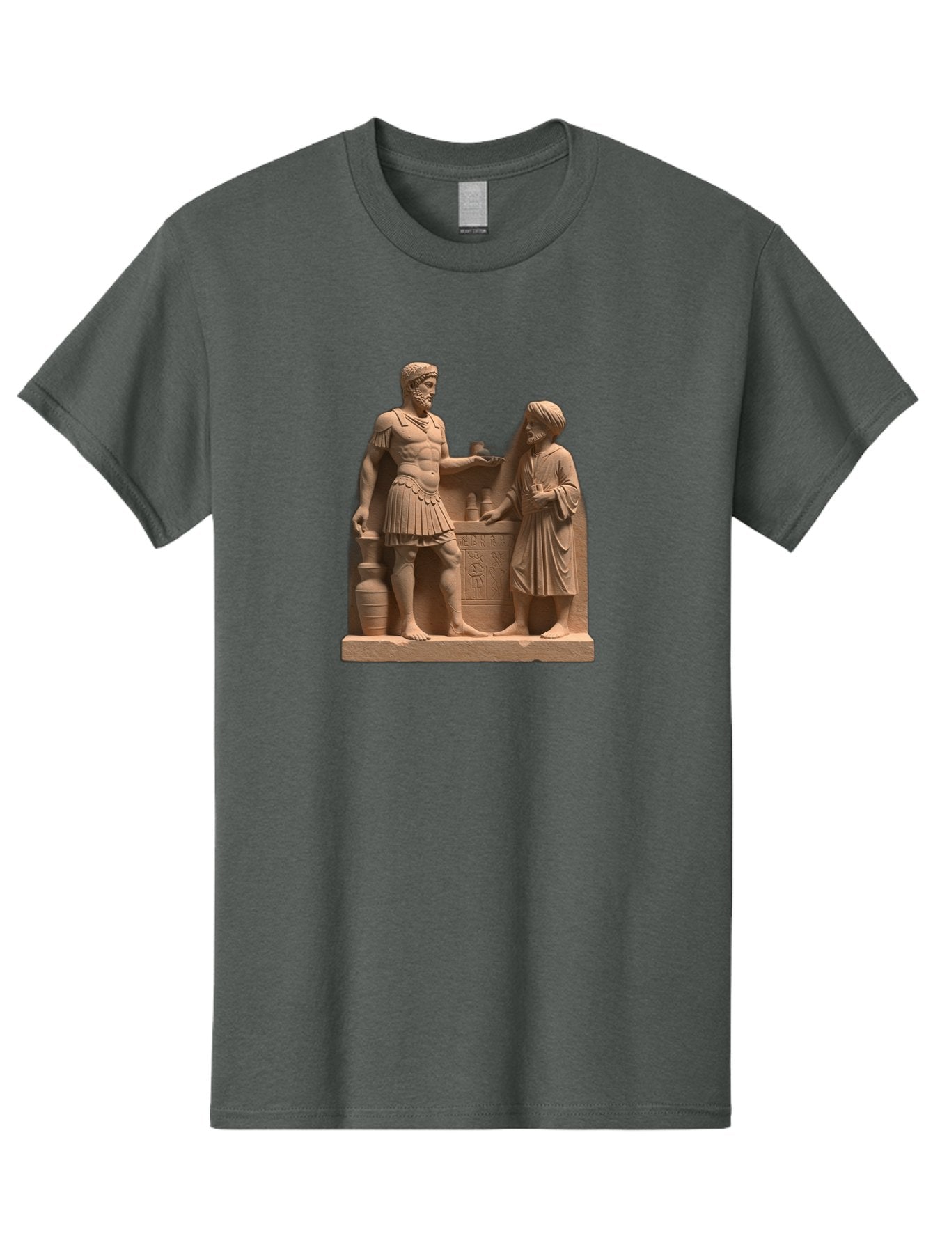 Roman-Soldier-And-Servant Men'S Graphic Tee, 100% Cotton, Comfortable Casual Summer Wear, Machine Washable, Vintage Camera, Old Camera, Antique Camera, Black Camera, Classic Photography, Photography Equipment, Nostalgic Device, Film Camera, Bah039
