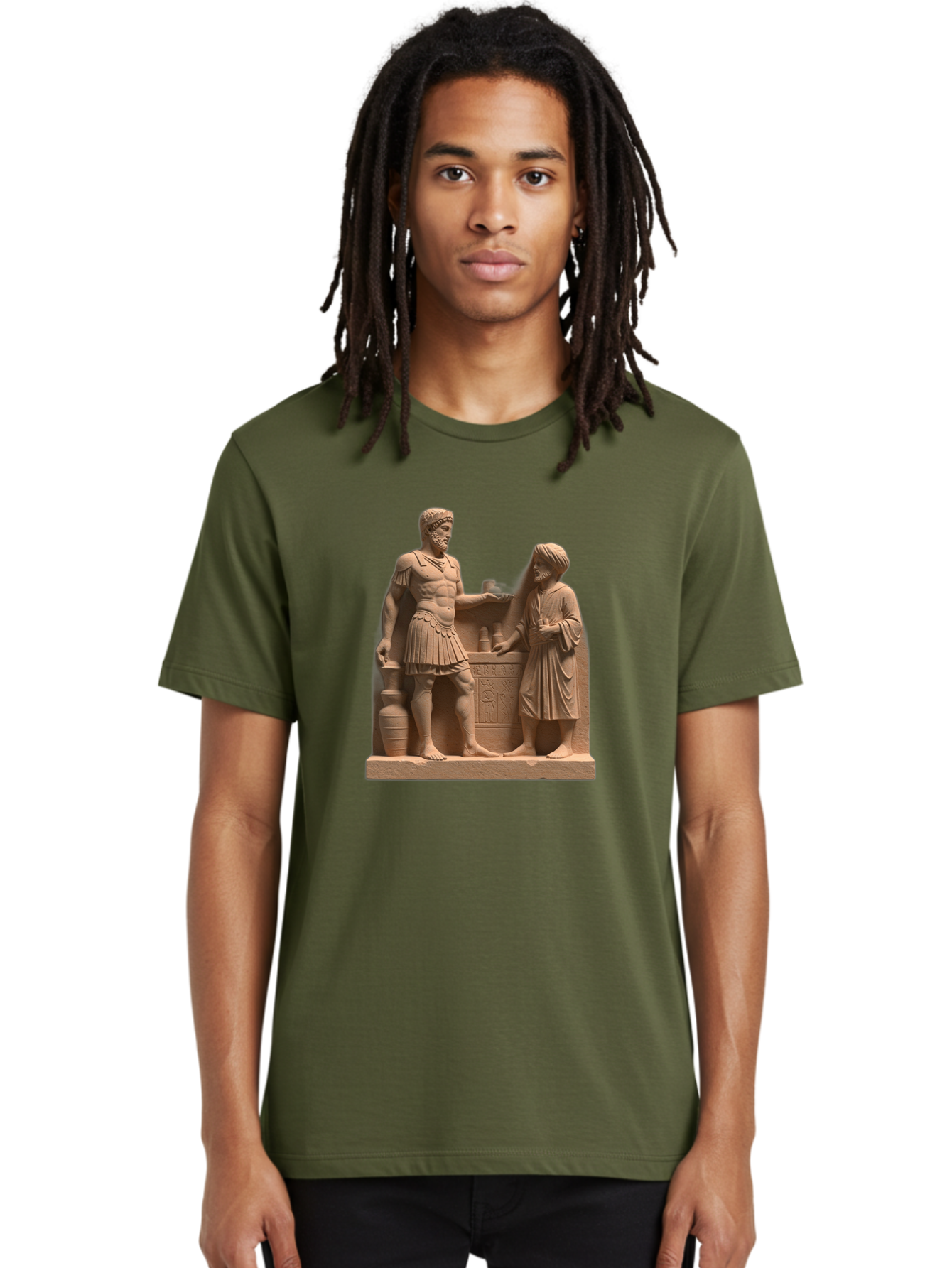 Roman-Soldier-And-Servant Men'S Graphic Tee, 100% Cotton, Comfortable Casual Summer Wear, Machine Washable, Vintage Camera, Old Camera, Antique Camera, Black Camera, Classic Photography, Photography Equipment, Nostalgic Device, Film Camera, Bah039 18