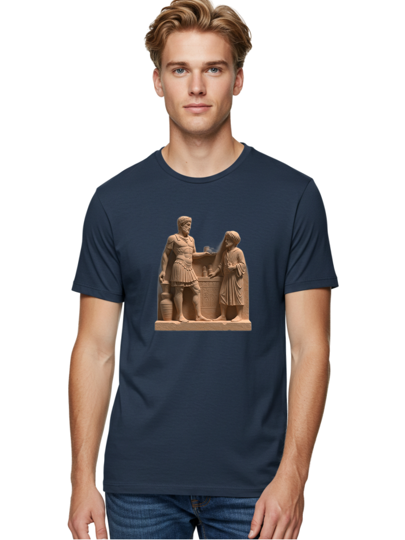 Roman-Soldier-And-Servant Men'S Graphic Tee, 100% Cotton, Comfortable Casual Summer Wear, Machine Washable, Vintage Camera, Old Camera, Antique Camera, Black Camera, Classic Photography, Photography Equipment, Nostalgic Device, Film Camera, Bah039 19