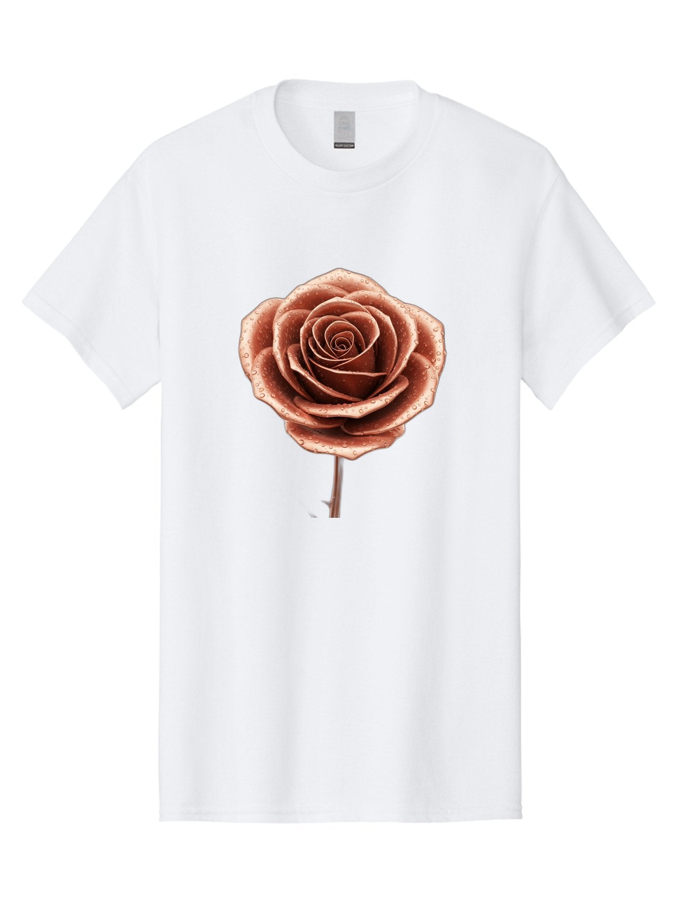 Rose-With-Water-Droplets Men'S Graphic Tee, 100% Cotton, Comfortable Casual Summer Wear, Machine Washable, Vintage Camera, Old Camera, Antique Camera, Black Camera, Classic Photography, Photography Equipment, Nostalgic Device, Film Camera, Bah045 11