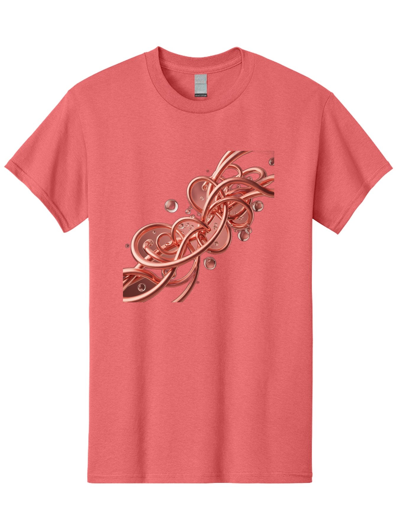Rosegold-Abstract-Swirl Men'S Graphic Tee, 100% Cotton, Comfortable Casual Summer Wear, Machine Washable, Vintage Camera, Old Camera, Antique Camera, Black Camera, Classic Photography, Photography Equipment, Nostalgic Device, Film Camera, Bah046 5