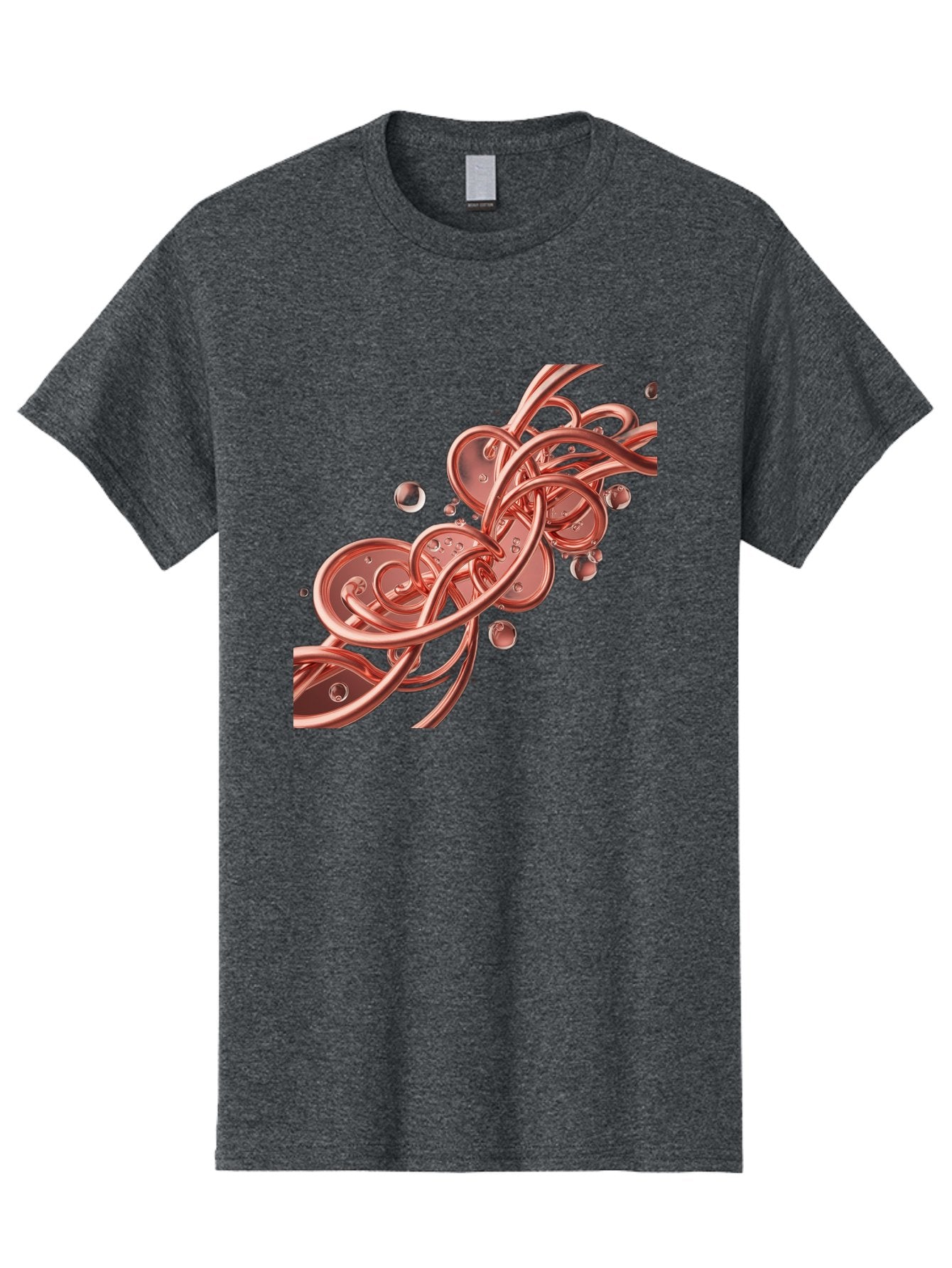 Rosegold-Abstract-Swirl Men'S Graphic Tee, 100% Cotton, Comfortable Casual Summer Wear, Machine Washable, Vintage Camera, Old Camera, Antique Camera, Black Camera, Classic Photography, Photography Equipment, Nostalgic Device, Film Camera, Bah046 14