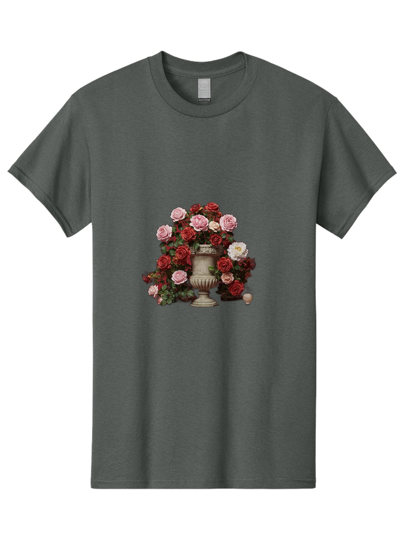Roses-In-Vase Men'S Graphic Tee, 100% Cotton, Comfortable Casual Summer Wear, Machine Washable, Vintage Camera, Old Camera, Antique Camera, Black Camera, Classic Photography, Photography Equipment, Nostalgic Device, Film Camera, Camera Art Bah047 3