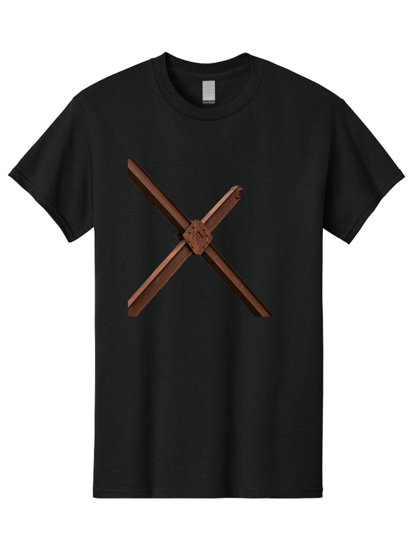 Rustic-Metal-Beams Men'S Graphic Tee, 100% Cotton, Comfortable Casual Summer Wear, Machine Washable, Vintage Camera, Old Camera, Antique Camera, Black Camera, Classic Photography, Photography Equipment, Nostalgic Device, Film Camera, Bah050 11