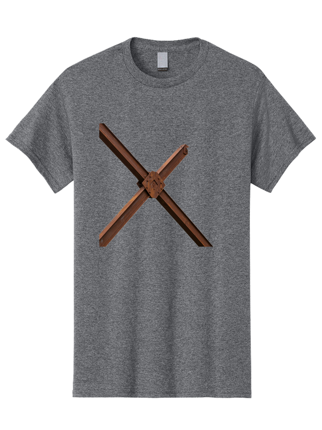 Rustic-Metal-Beams Men'S Graphic Tee, 100% Cotton, Comfortable Casual Summer Wear, Machine Washable, Vintage Camera, Old Camera, Antique Camera, Black Camera, Classic Photography, Photography Equipment, Nostalgic Device, Film Camera, Bah050