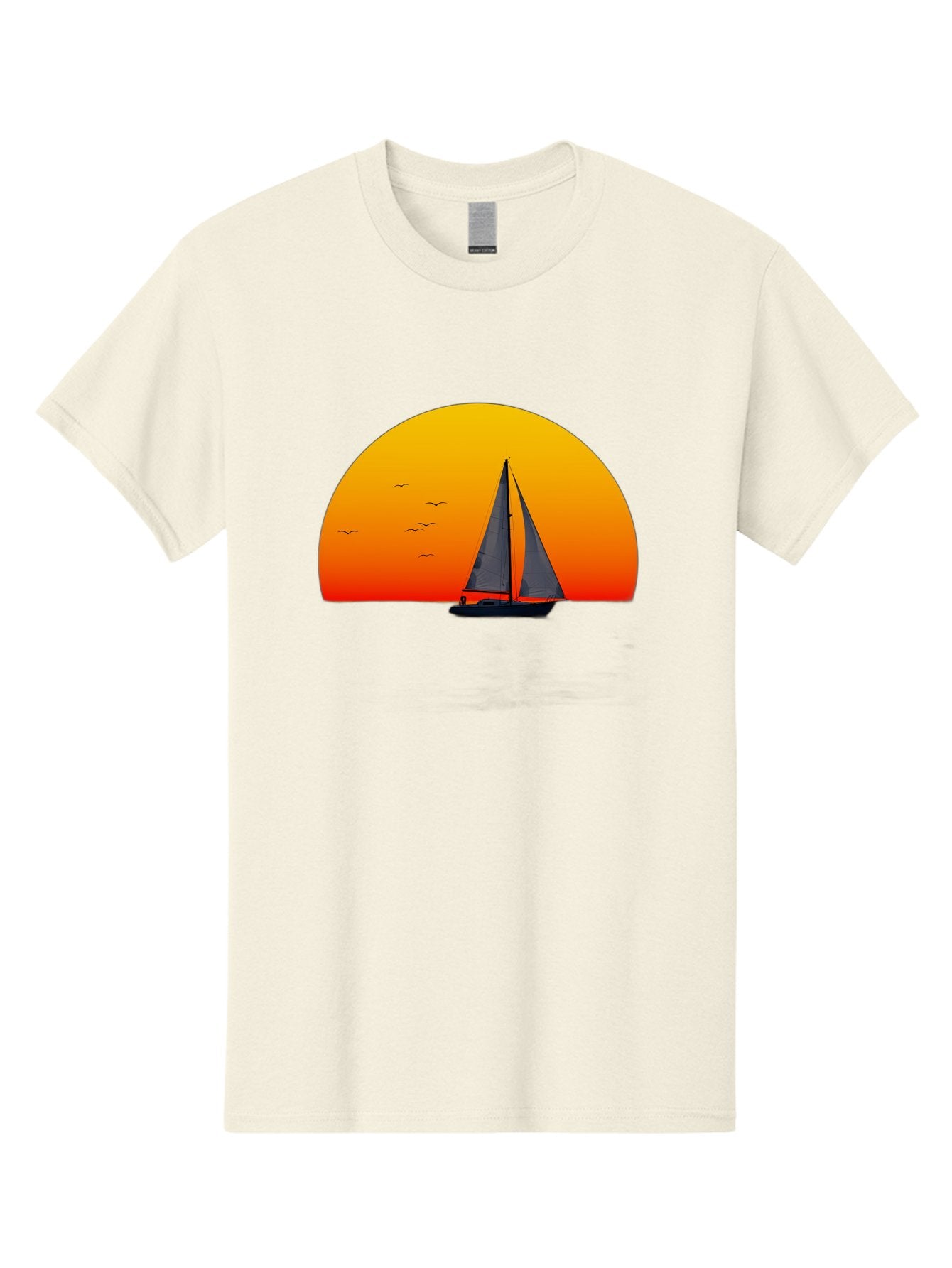 Sailboat-At-Sunset Men'S Graphic Tee, 100% Cotton, Comfortable Casual Summer Wear, Machine Washable, Vintage Camera, Old Camera, Antique Camera, Black Camera, Classic Photography, Photography Equipment, Nostalgic Device, Film Camera, Bah055 9
