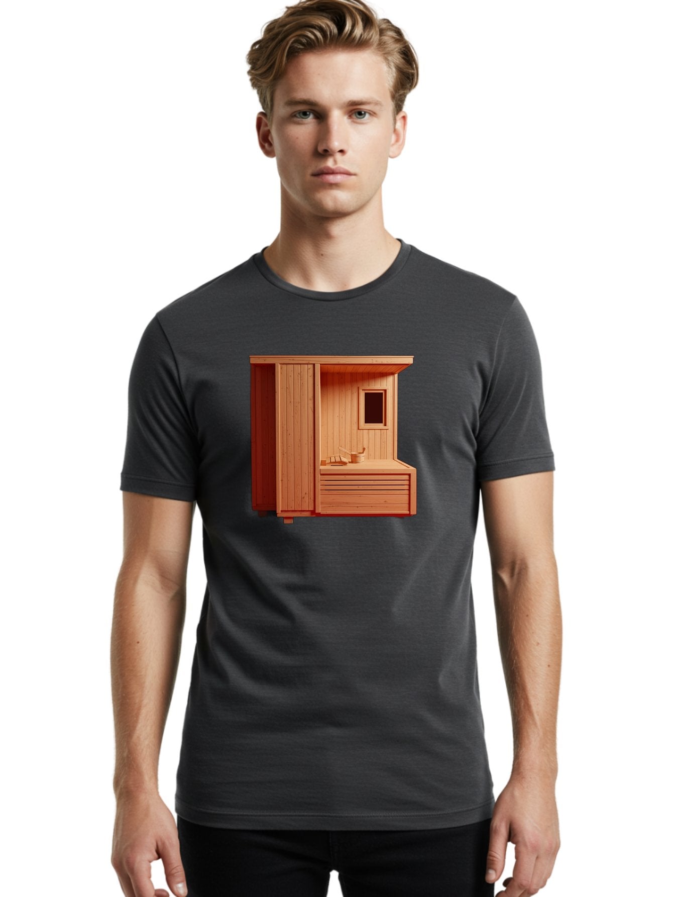 Sauna-Room Men'S Graphic Tee, 100% Cotton, Comfortable Casual Summer Wear, Machine Washable, Vintage Camera, Old Camera, Antique Camera, Black Camera, Classic Photography, Photography Equipment, Nostalgic Device, Film Camera, Camera Art Bah068 19