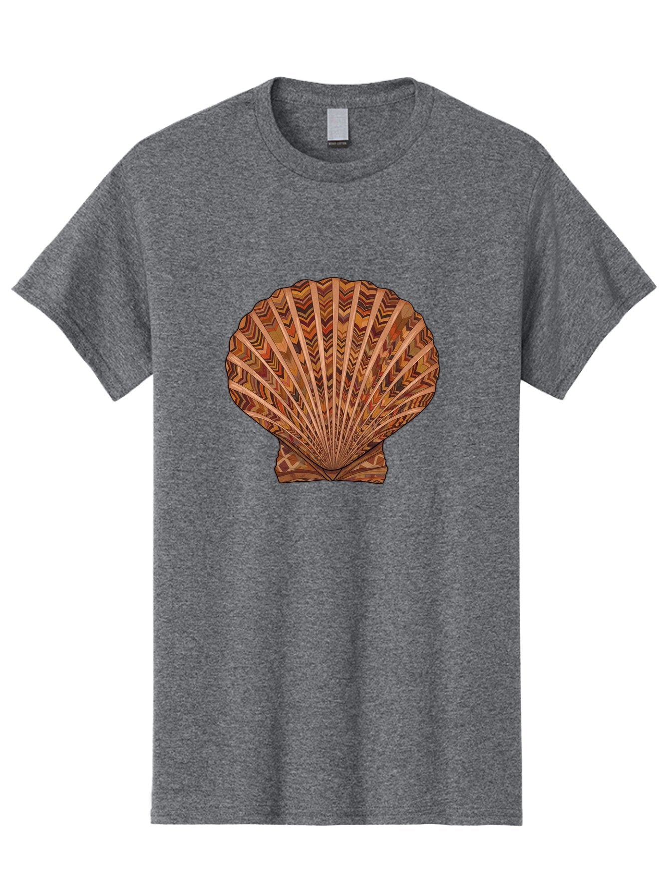 Scallop-Shell Men'S Graphic Tee, 100% Cotton, Comfortable Casual Summer Wear, Machine Washable, Vintage Camera, Old Camera, Antique Camera, Black Camera, Classic Photography, Photography Equipment, Nostalgic Device, Film Camera, Camera Art Bah074 15