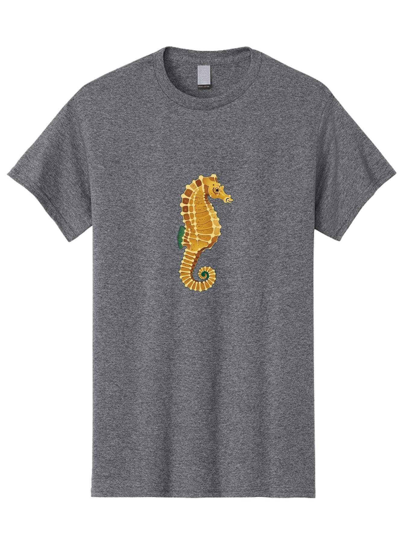 Seahorse Men'S Graphic Tee, 100% Cotton, Comfortable Casual Summer Wear, Machine Washable, Vintage Camera, Old Camera, Antique Camera, Black Camera, Classic Photography, Photography Equipment, Nostalgic Device, Film Camera, Camera Art Bah081
