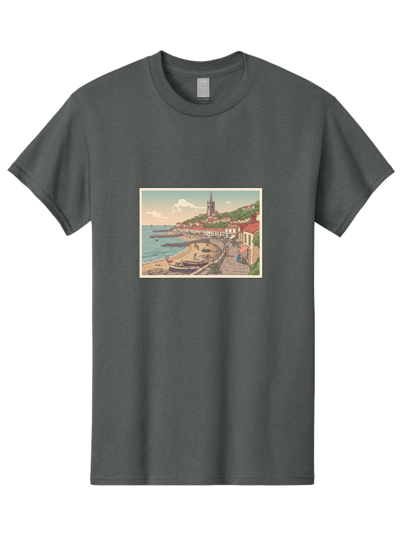 Seaside-Village Men'S Graphic Tee, 100% Cotton, Comfortable Casual Summer Wear, Machine Washable, Vintage Camera, Old Camera, Antique Camera, Black Camera, Classic Photography, Photography Equipment, Nostalgic Device, Film Camera, Camera Art Bah083 6