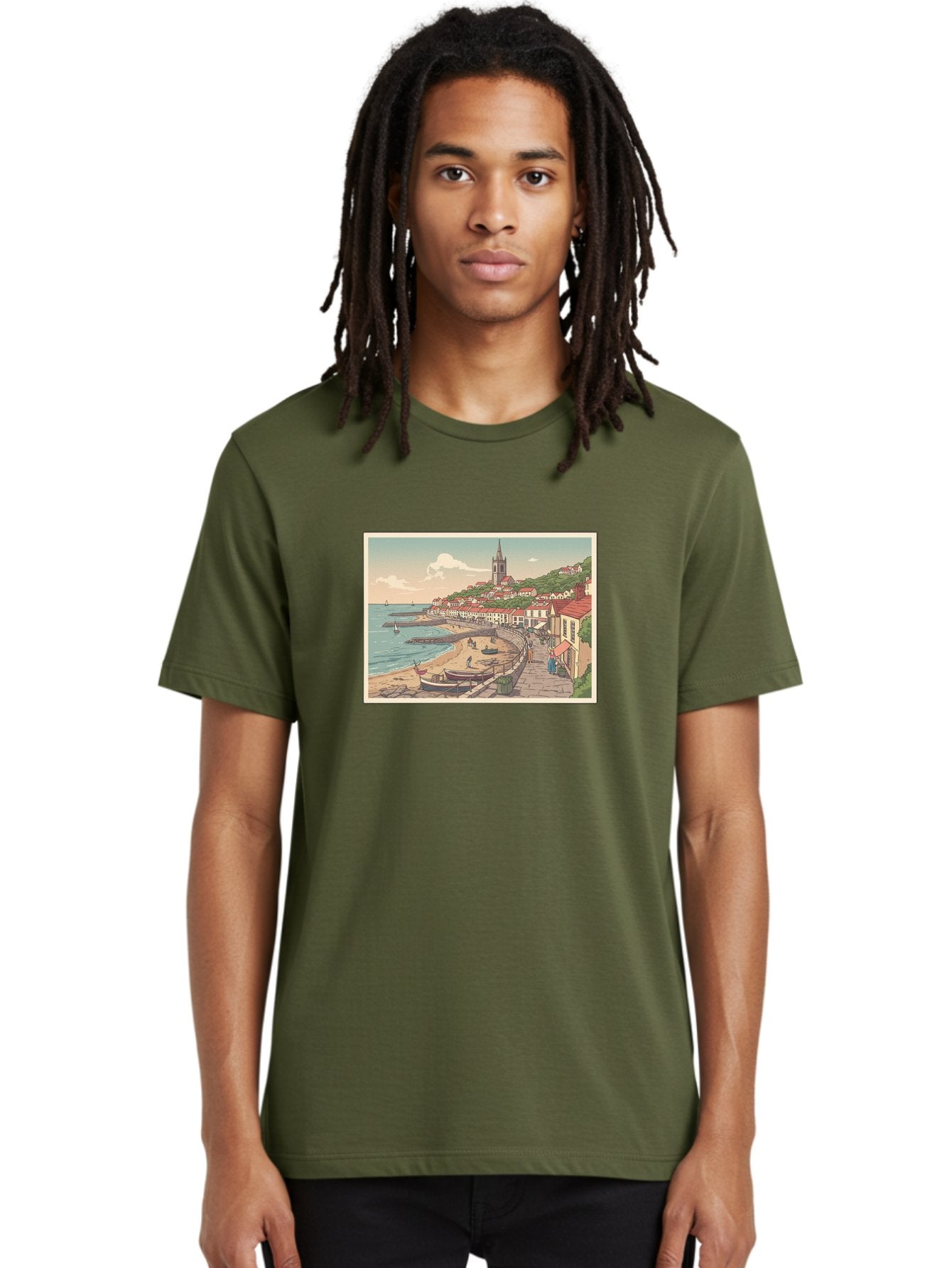 Seaside-Village Men'S Graphic Tee, 100% Cotton, Comfortable Casual Summer Wear, Machine Washable, Vintage Camera, Old Camera, Antique Camera, Black Camera, Classic Photography, Photography Equipment, Nostalgic Device, Film Camera, Camera Art Bah083 22