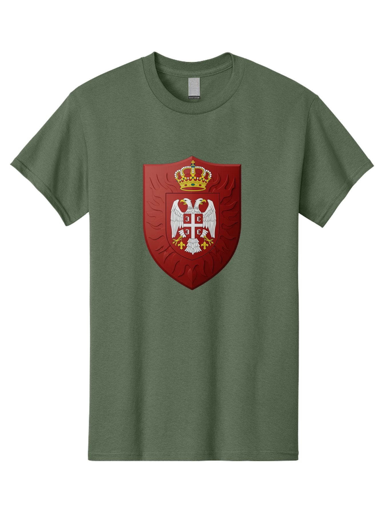 Serbian-Coat-Of-Arms-1 Men'S Graphic Tee, 100% Cotton, Comfortable Casual Summer Wear, Machine Washable, Vintage Camera, Old Camera, Antique Camera, Black Camera, Classic Photography, Photography Equipment, Nostalgic Device, Film Camera, Bah085 8