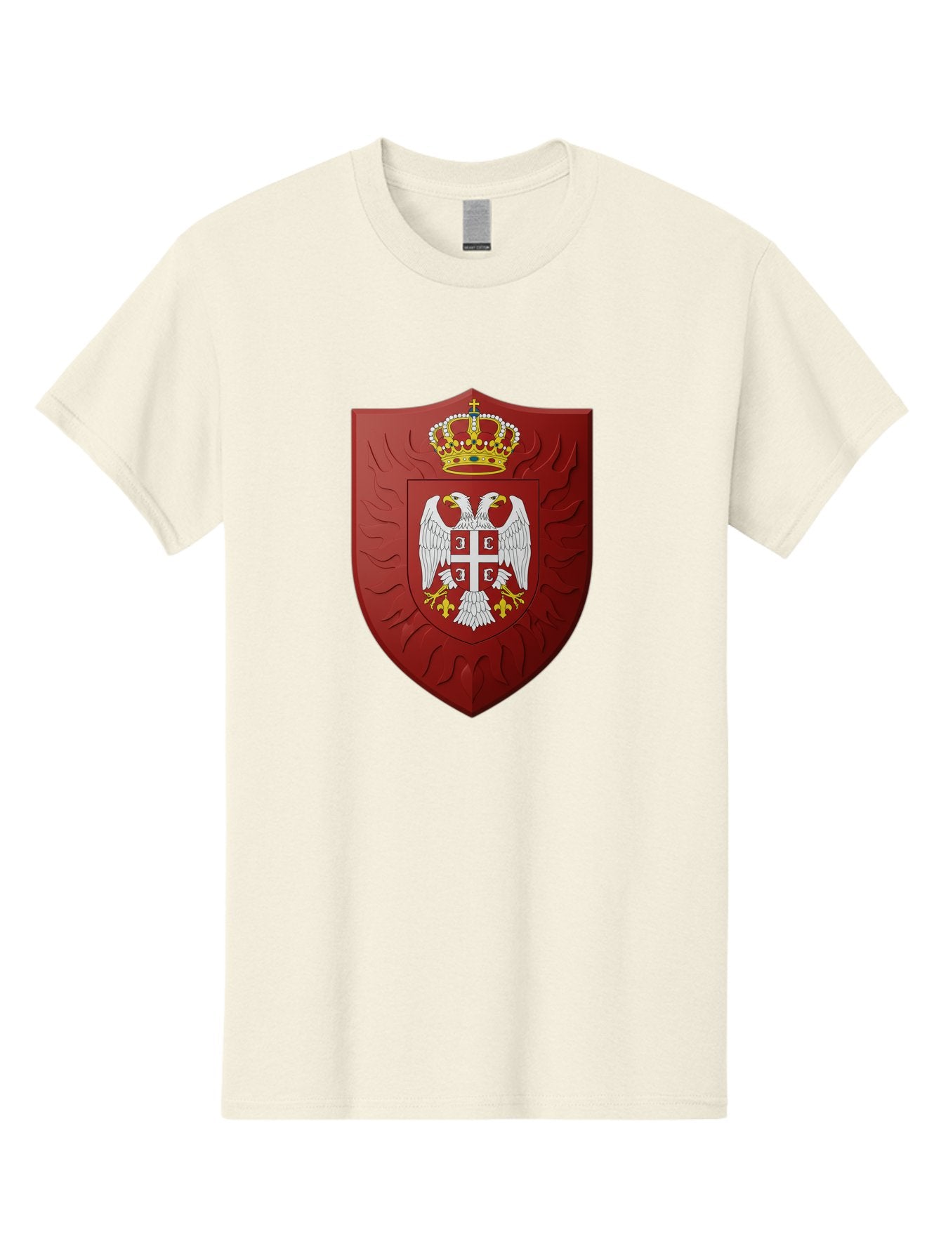 Serbian-Coat-Of-Arms-1 Men'S Graphic Tee, 100% Cotton, Comfortable Casual Summer Wear, Machine Washable, Vintage Camera, Old Camera, Antique Camera, Black Camera, Classic Photography, Photography Equipment, Nostalgic Device, Film Camera, Bah085 11